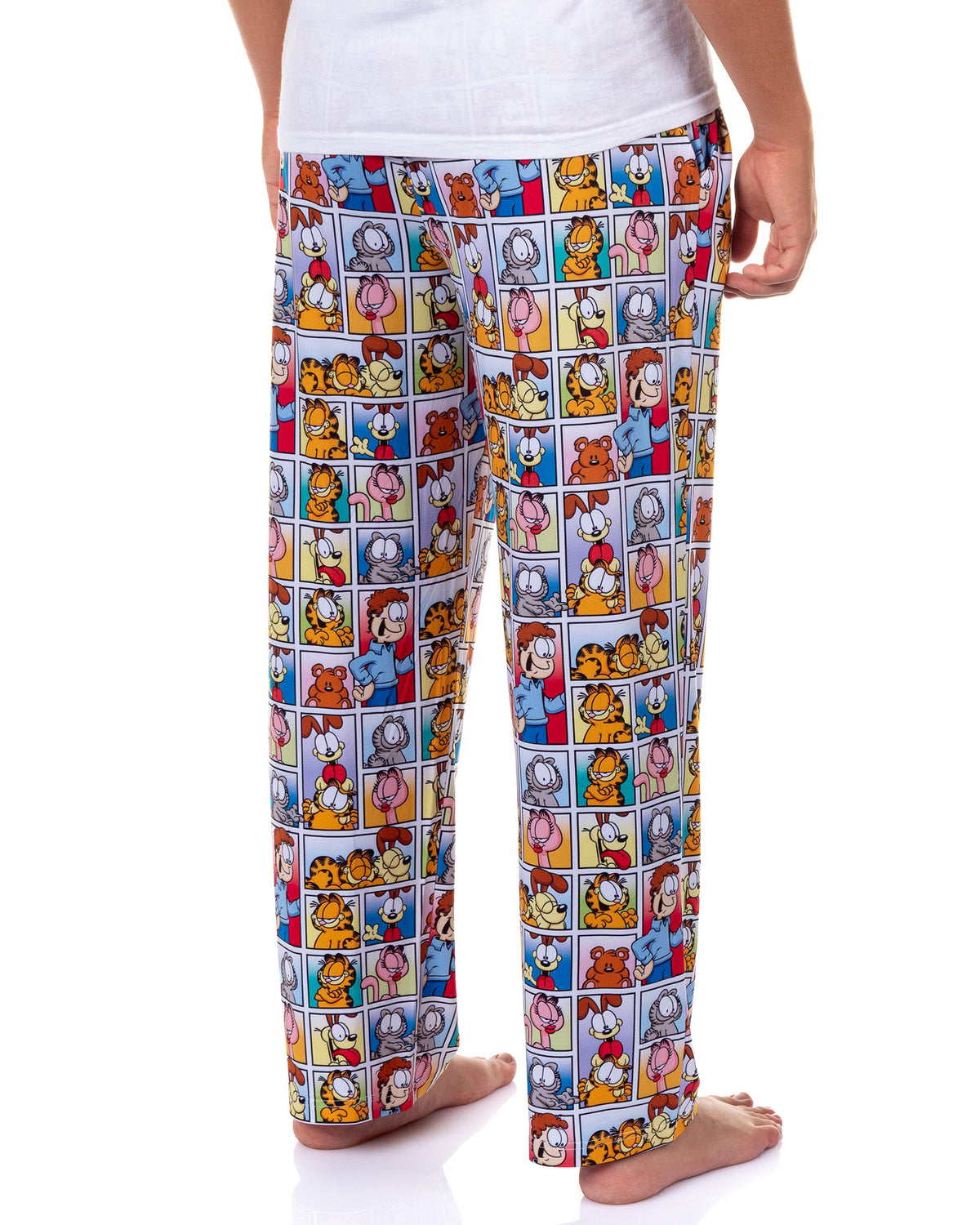 Garfield Pajamas Men's Character Comic Squares Lounge Sleep PJ Pants