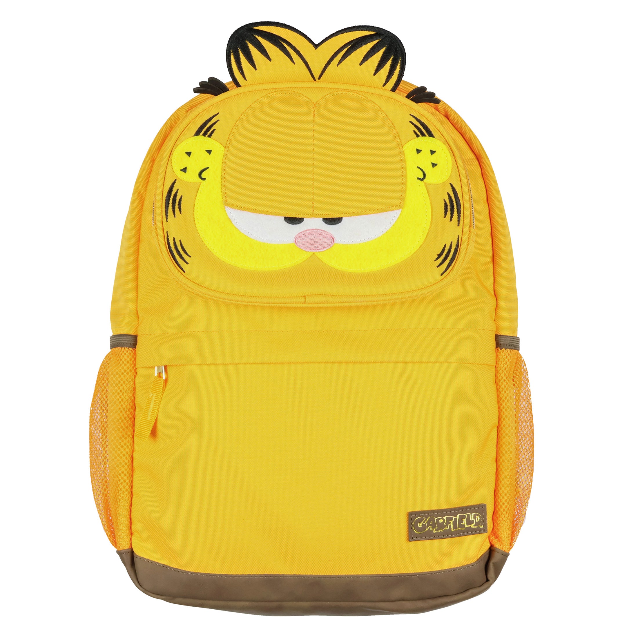 Garfield Backpack 3D Face Pop-Out Orange Tabby Travel Daypack Laptop Book Bag