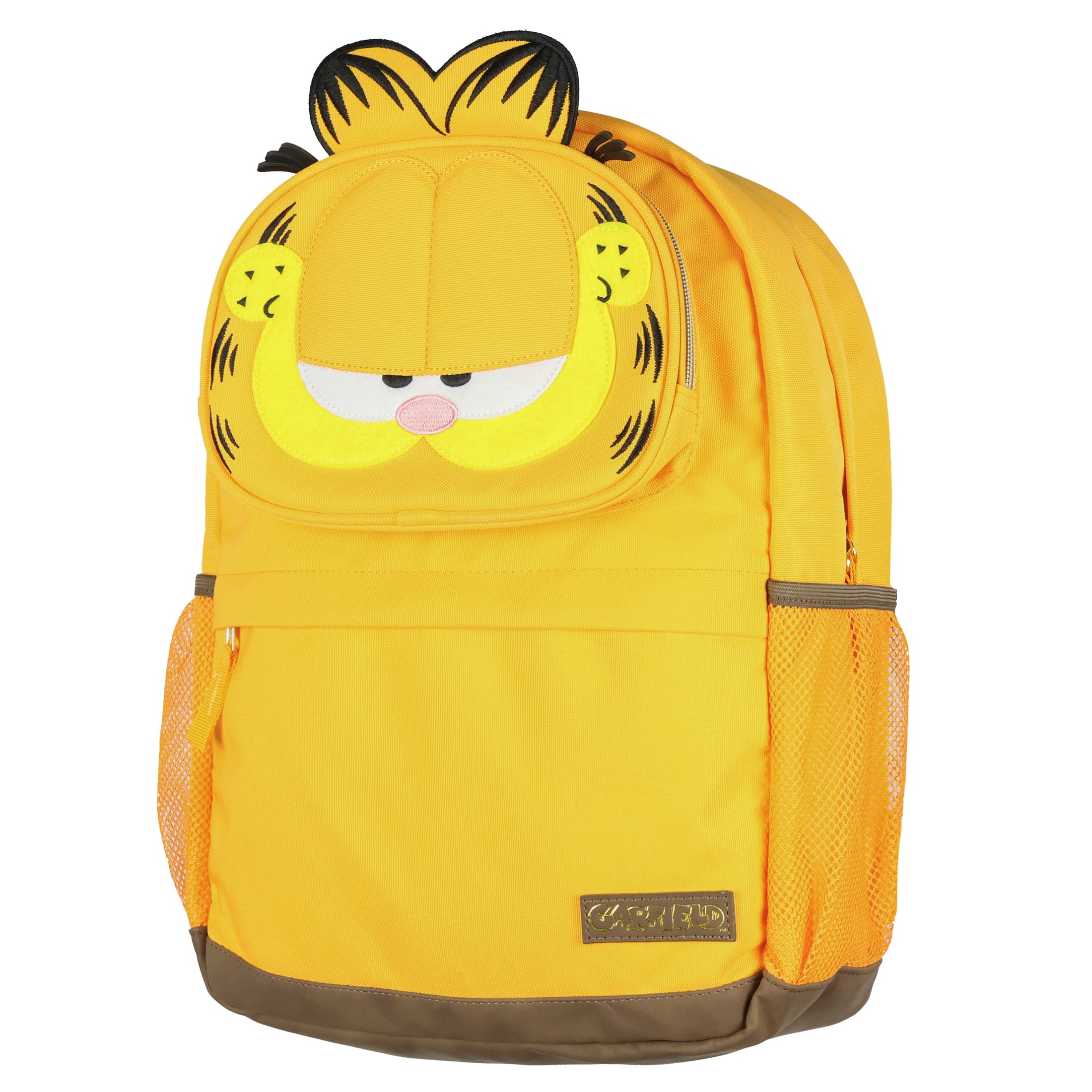 Garfield Backpack 3D Face Pop-Out Orange Tabby Travel Daypack Laptop Book Bag