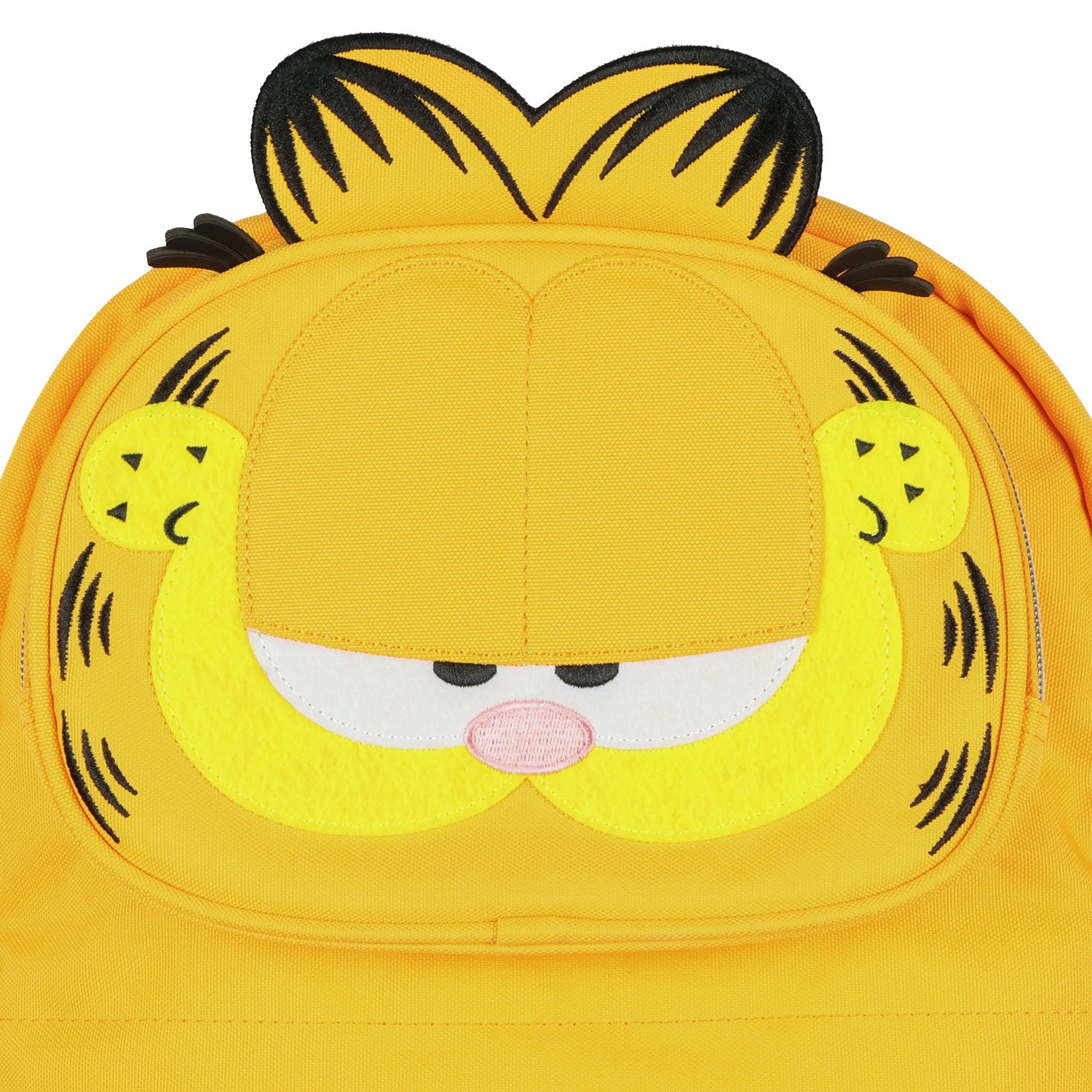 Garfield Backpack 3D Face Pop-Out Orange Tabby Travel Daypack Laptop Book Bag