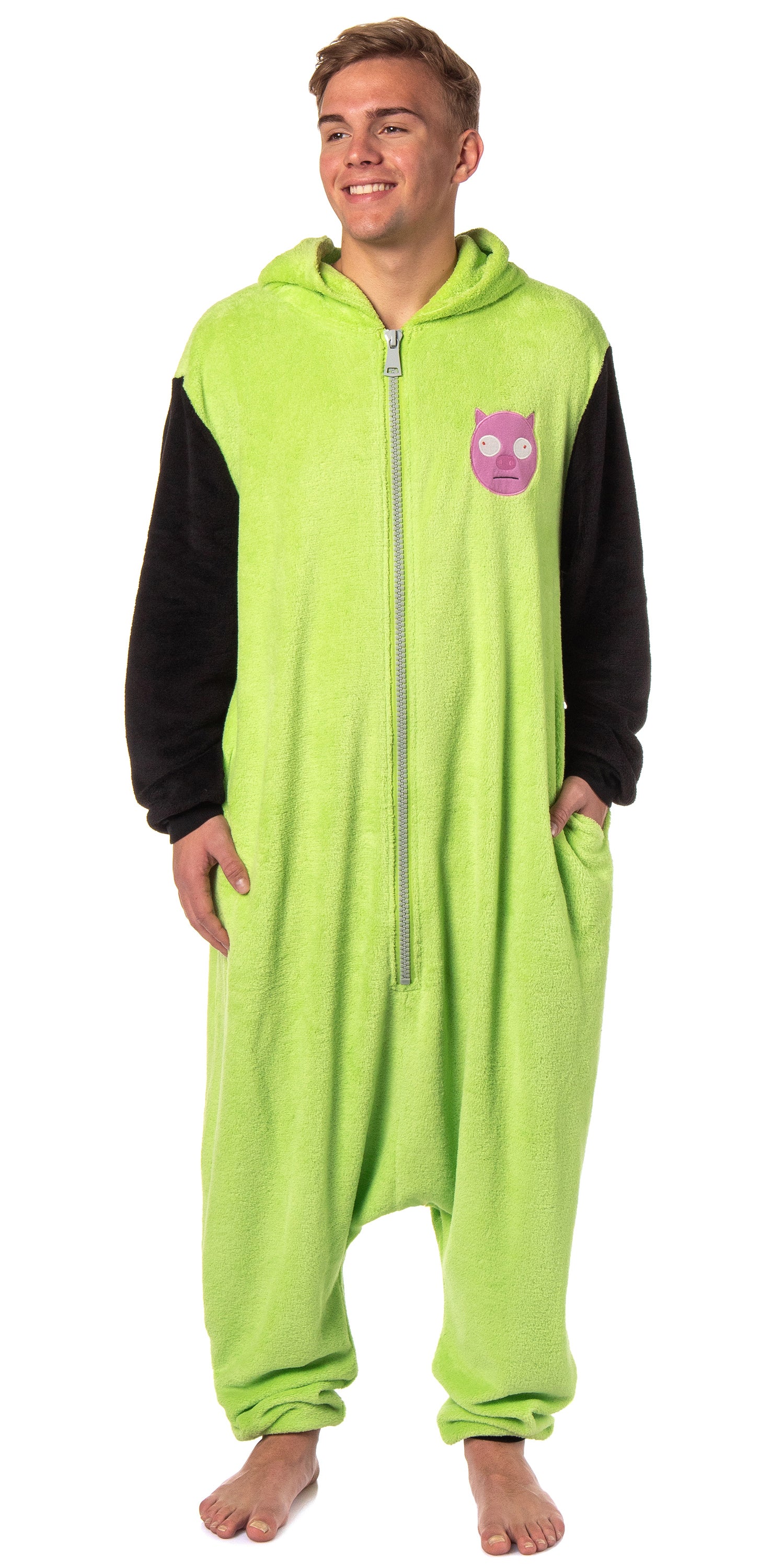 Invader Zim Men's Gir Union Suit Character Kigurumi Costume Pajama