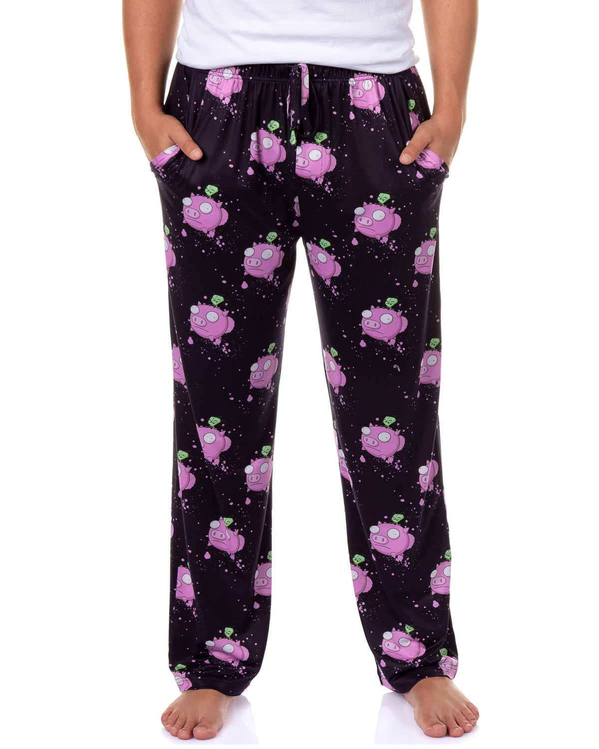 Invader Zim Pajamas Men's Flying Pigs Lounge Sleep PJ Pants