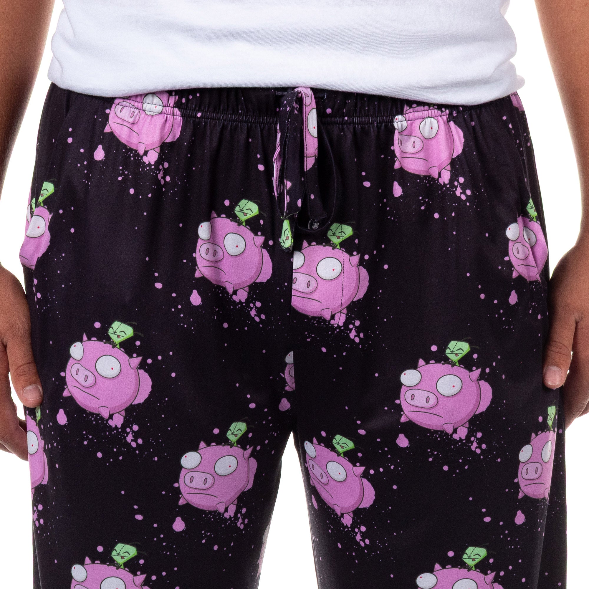 Invader Zim Pajamas Men's Flying Pigs Lounge Sleep PJ Pants