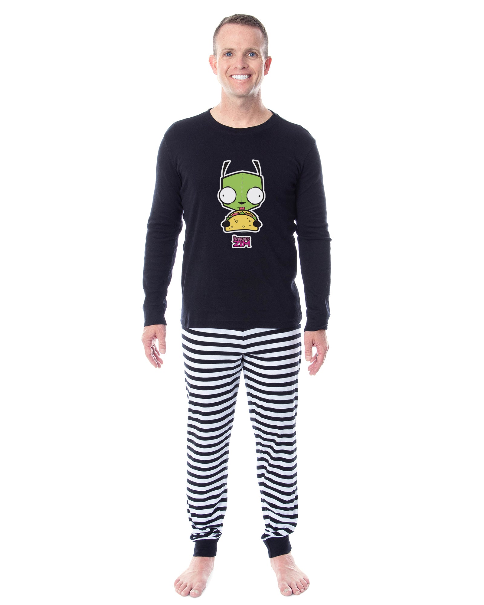 Invader Zim Pajamas Men's Tight Fit Sleep Set