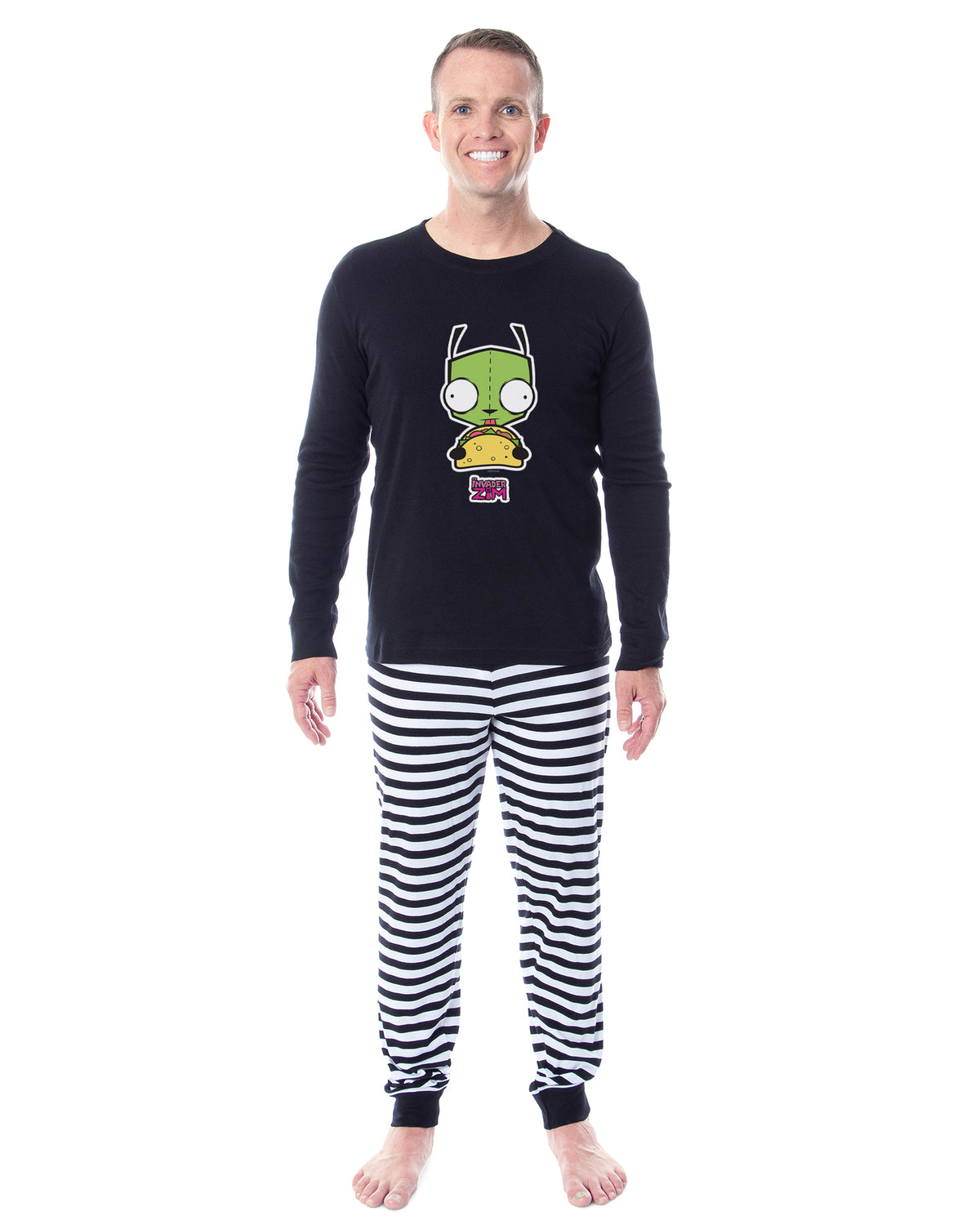 Invader Zim Pajamas Men's Tight Fit Sleep Set
