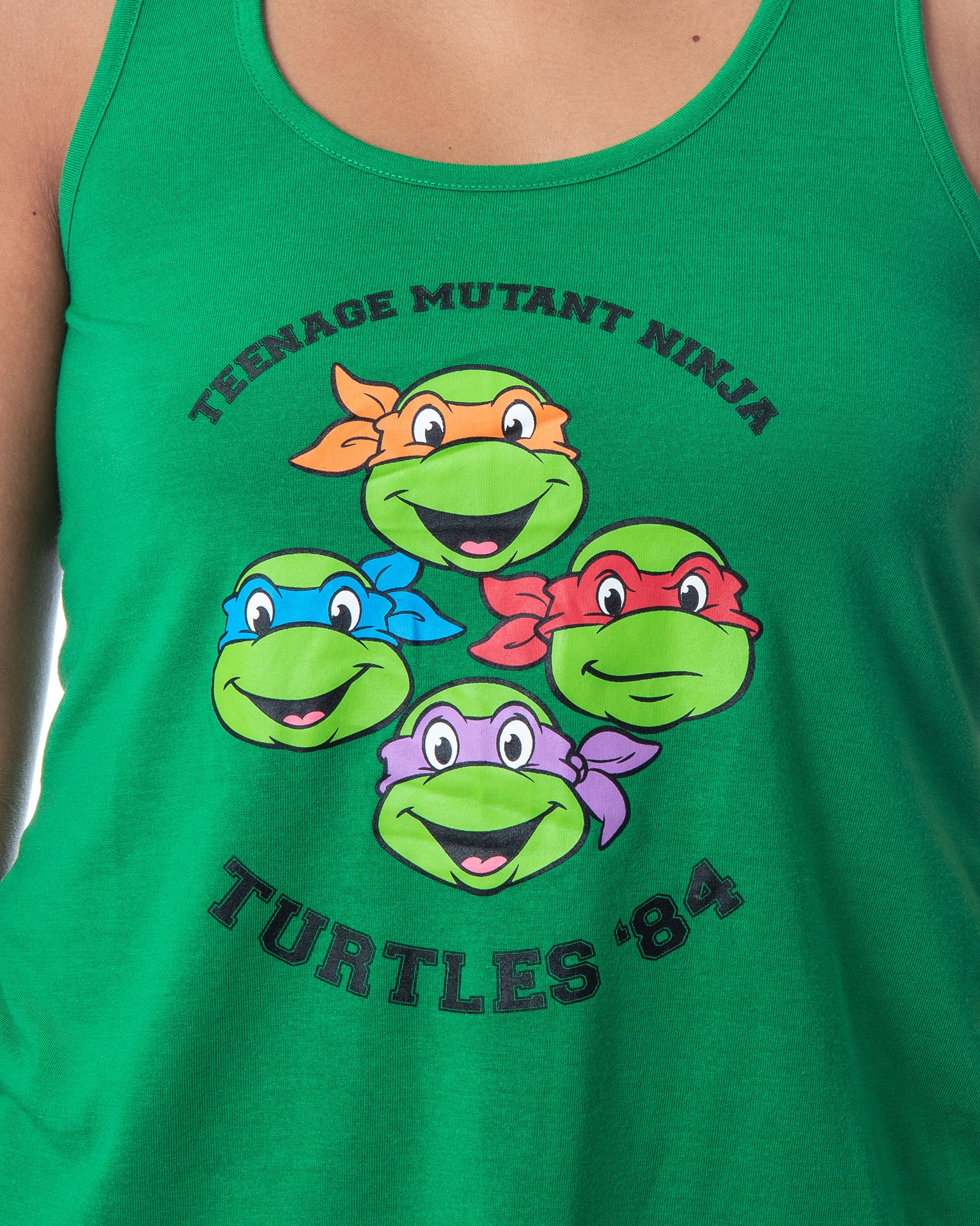 Nickelodeon Teenage Mutant Ninja Turtles Womens' 84 Tank Pajama Short Set