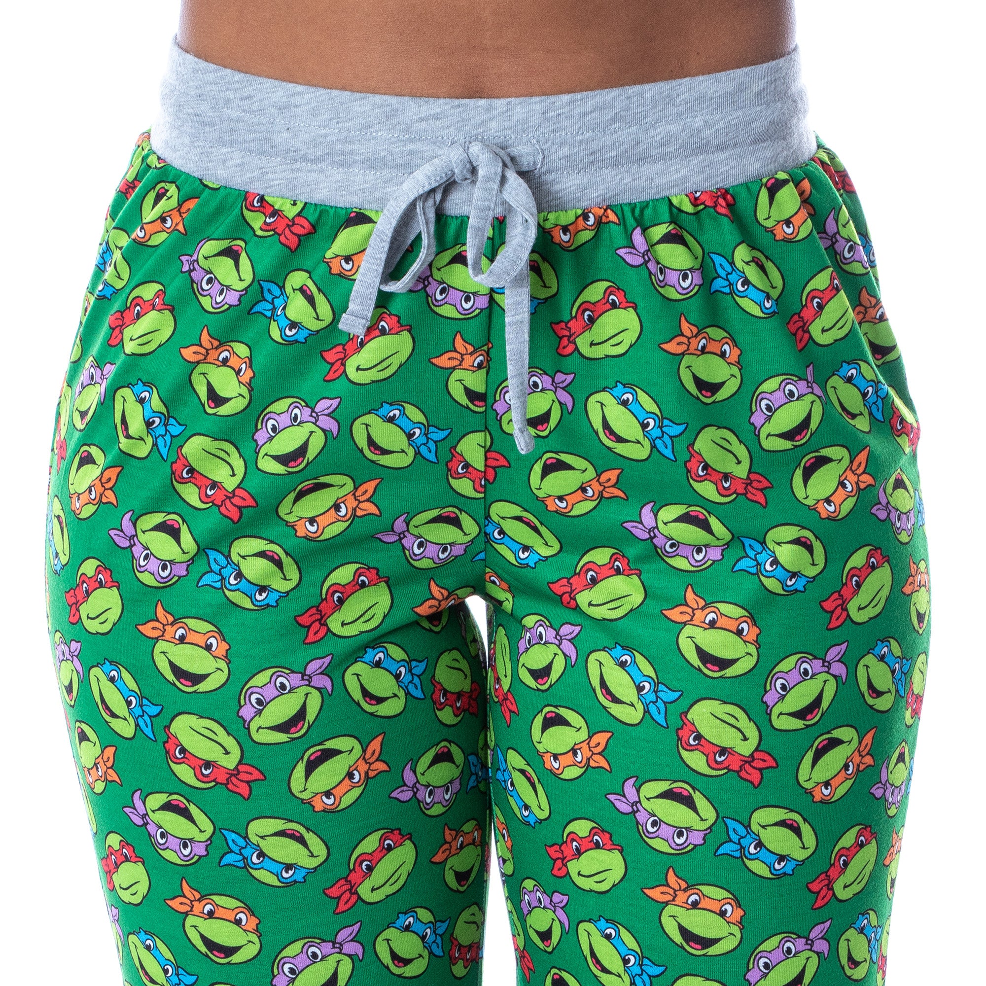 Nickelodeon Women's Teenage Mutant Ninja Turtles 2 Piece Pajama Set Jogger