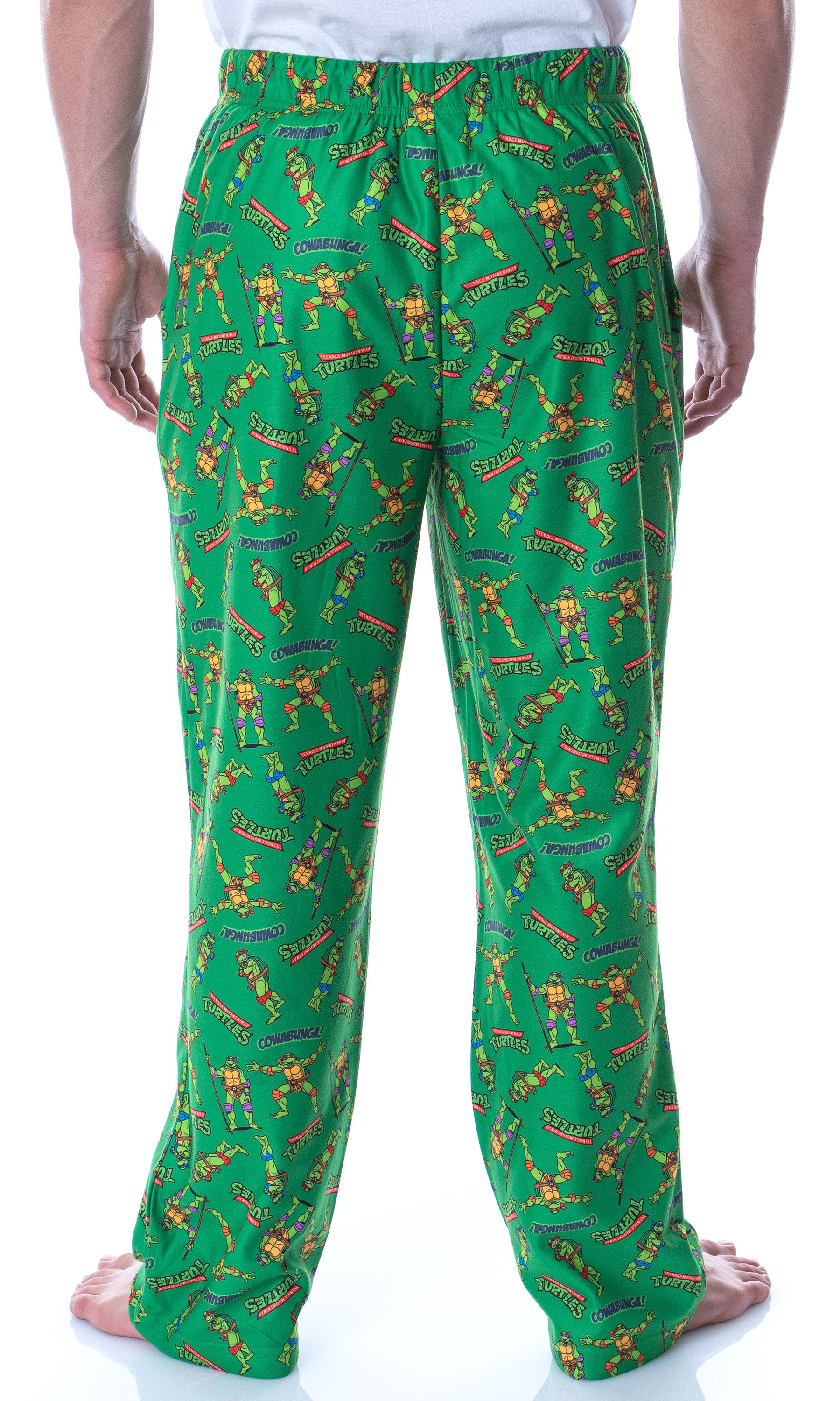 Nickelodeon Men's Teenage Mutant Ninja Turtles TMNT Loungewear Pajama Pants (SM)