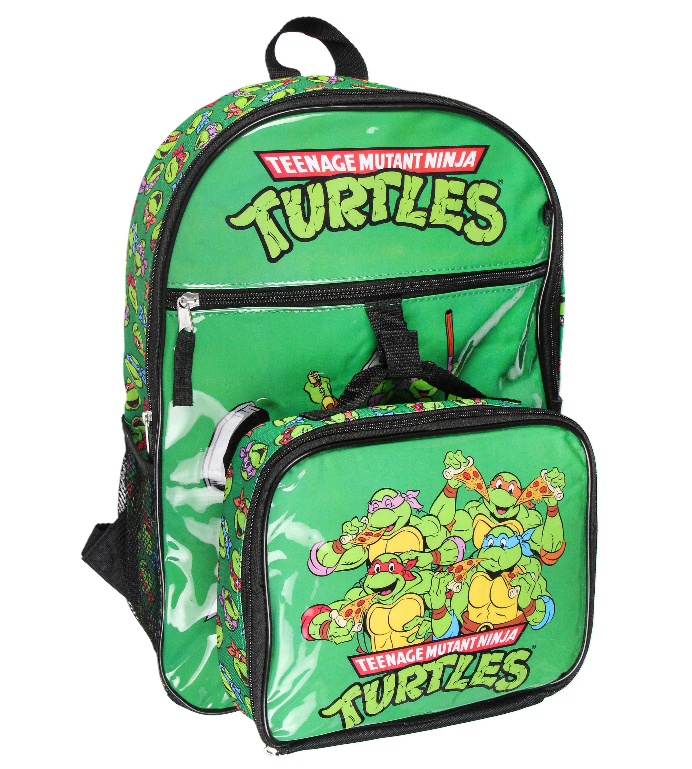 Teenage Mutant Ninja Turtles 5 PC Backpack Lunch box Water Bottle 16"