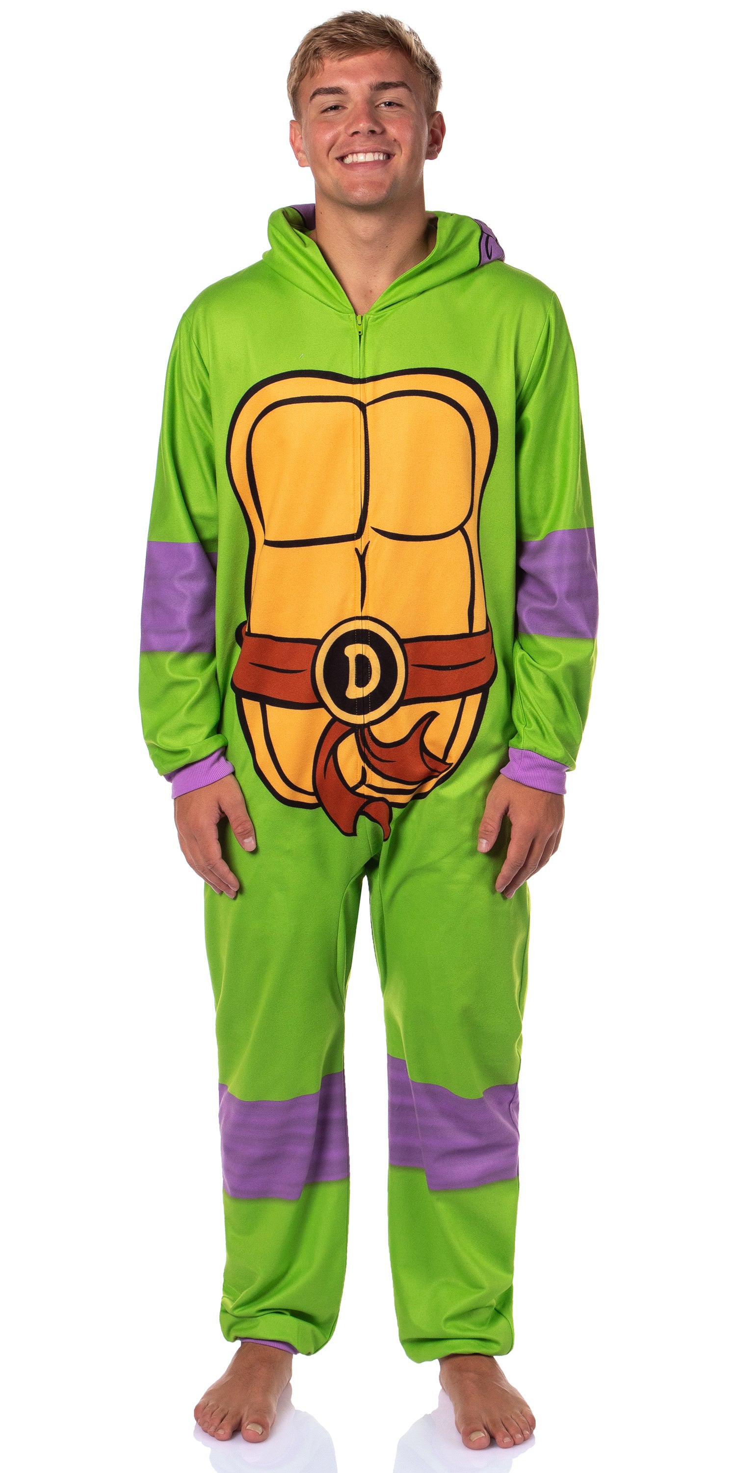 Teenage Mutant Ninja Turtles Mens' Union Suit Costume Sleep Pajama