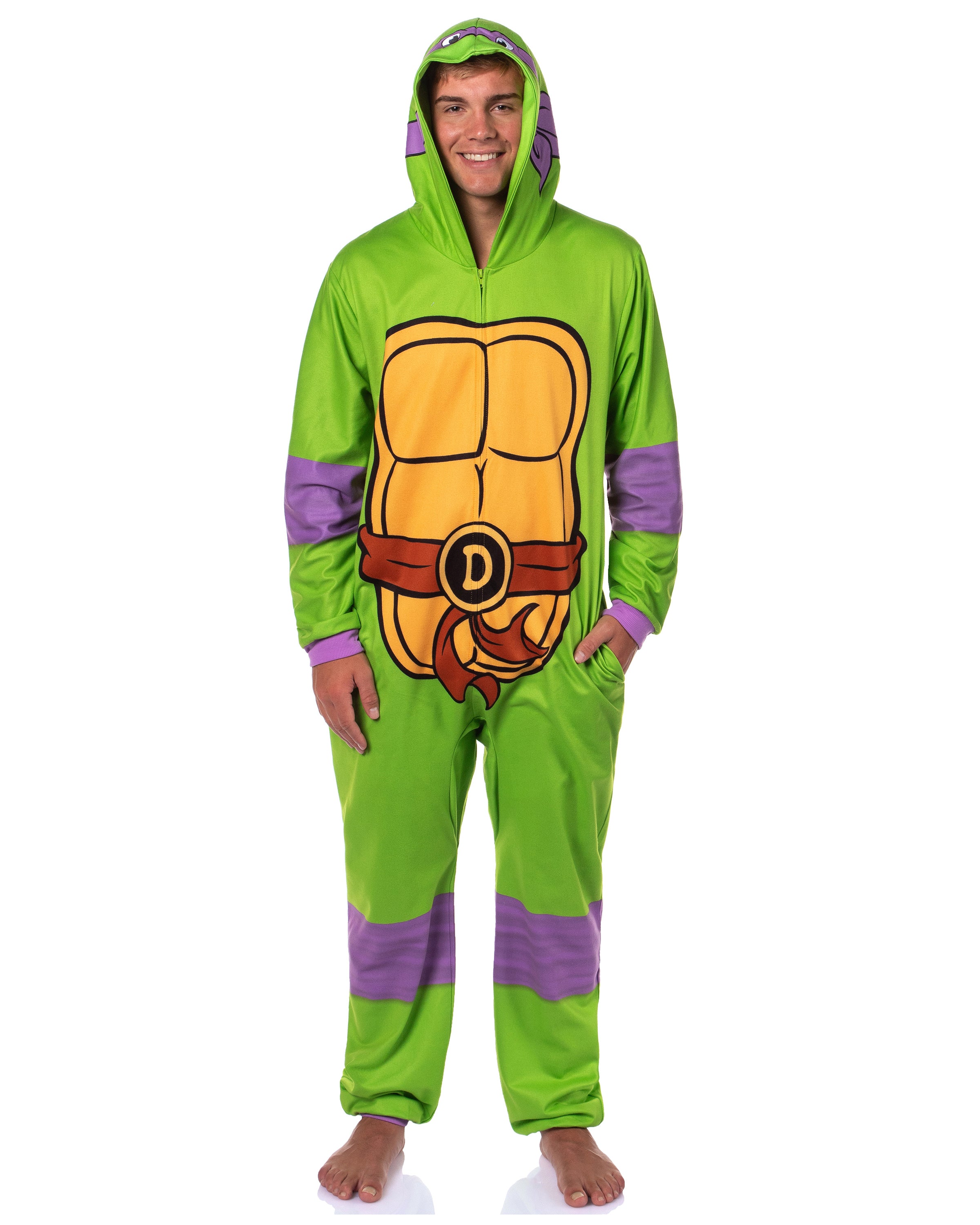 Teenage Mutant Ninja Turtles Mens' Union Suit Costume Sleep Pajama