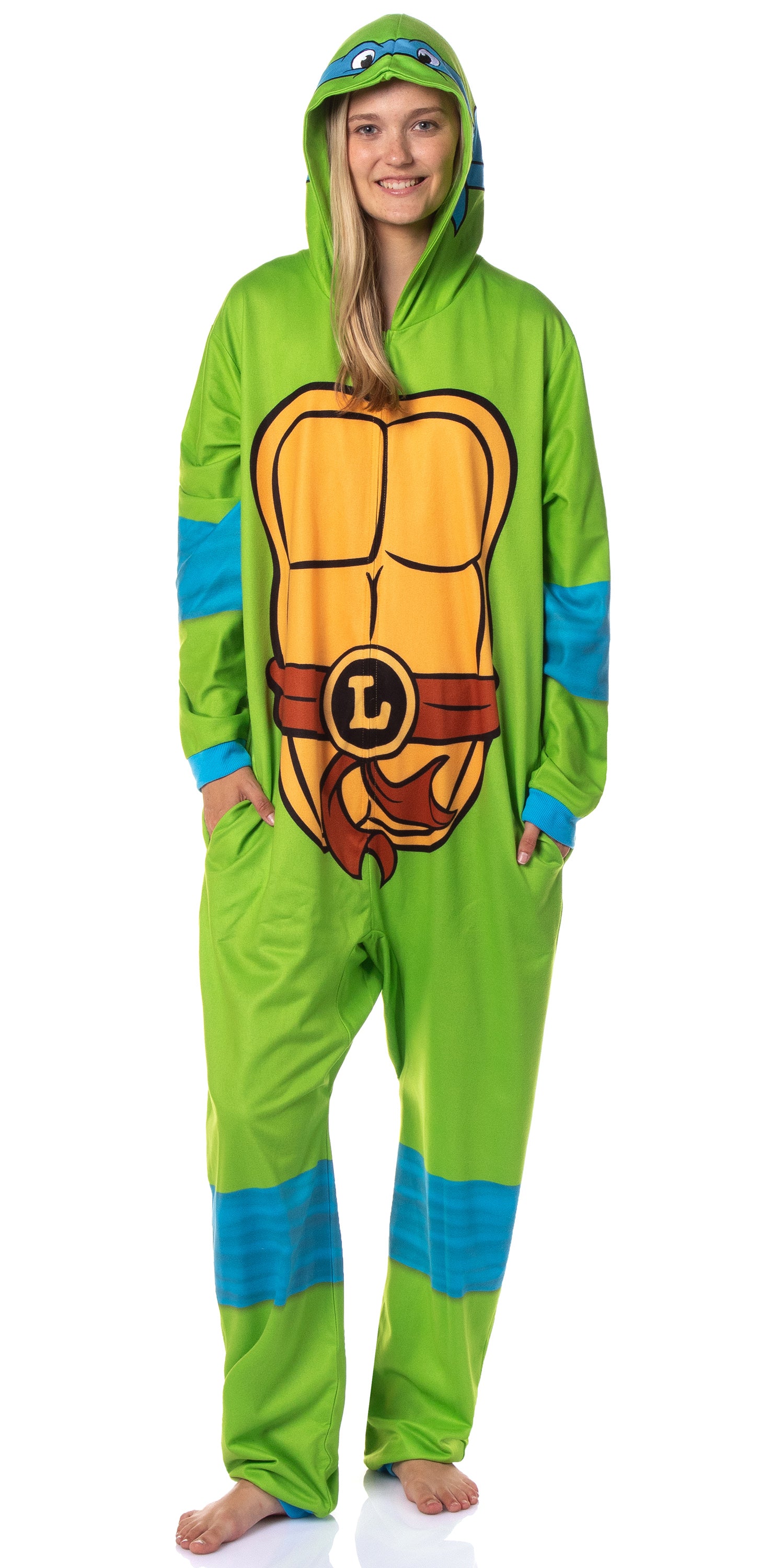Teenage Mutant Ninja Turtles Mens' Union Suit Costume Sleep Pajama