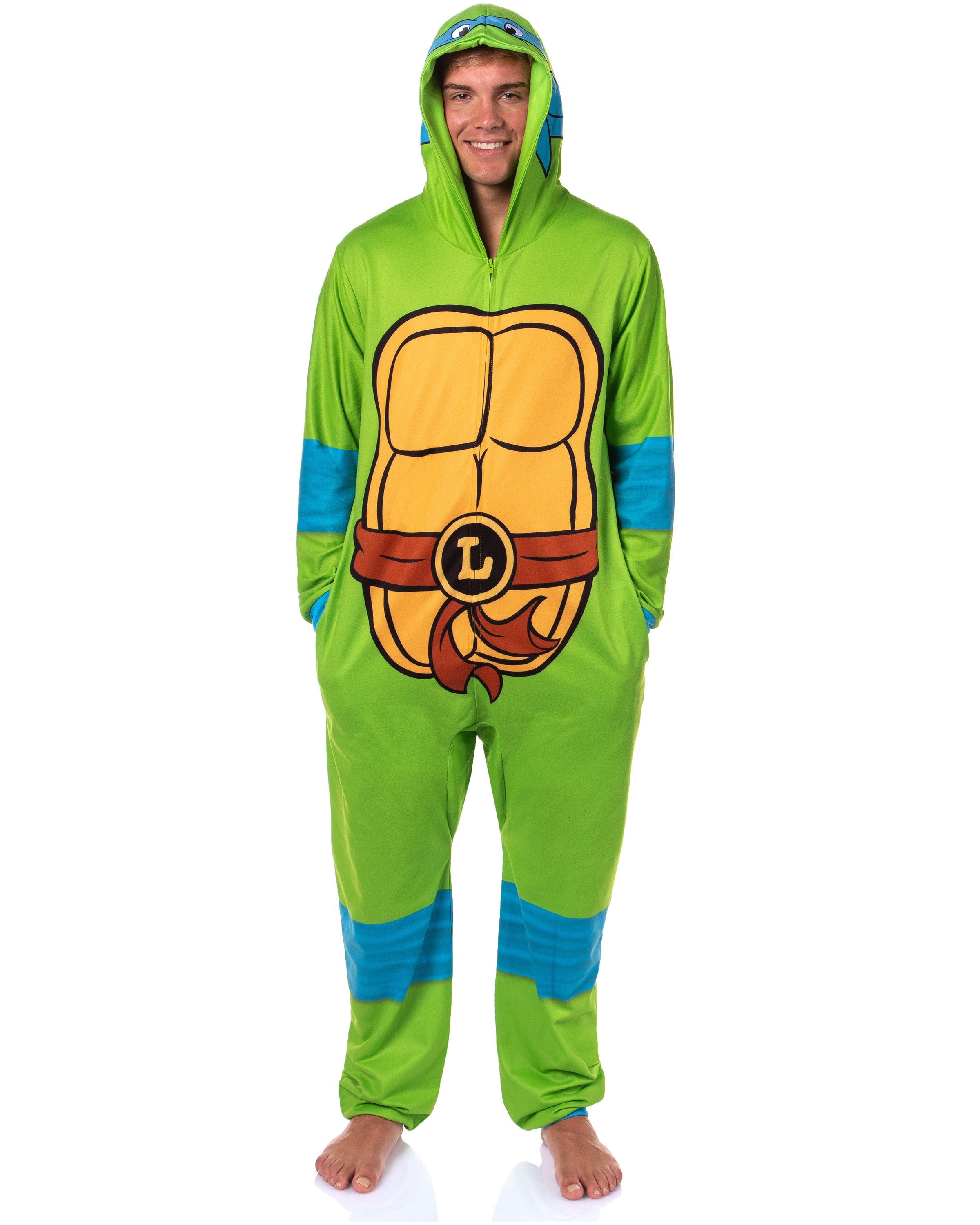 Teenage Mutant Ninja Turtles Mens' Union Suit Costume Sleep Pajama