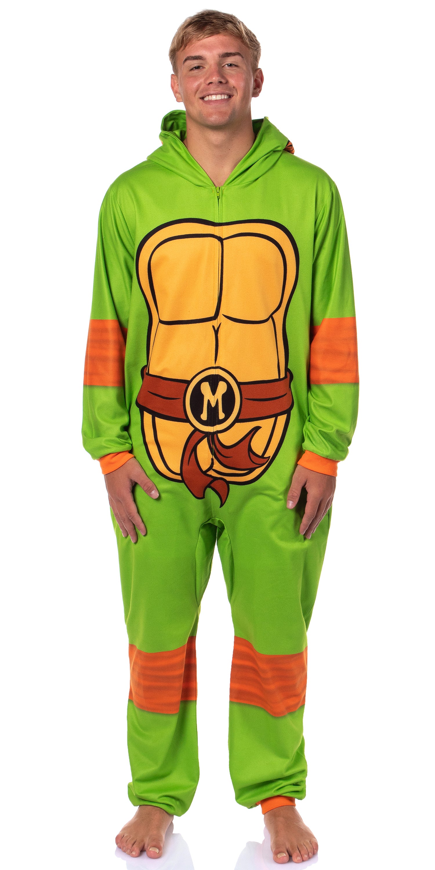 Teenage Mutant Ninja Turtles Mens' Union Suit Costume Sleep Pajama