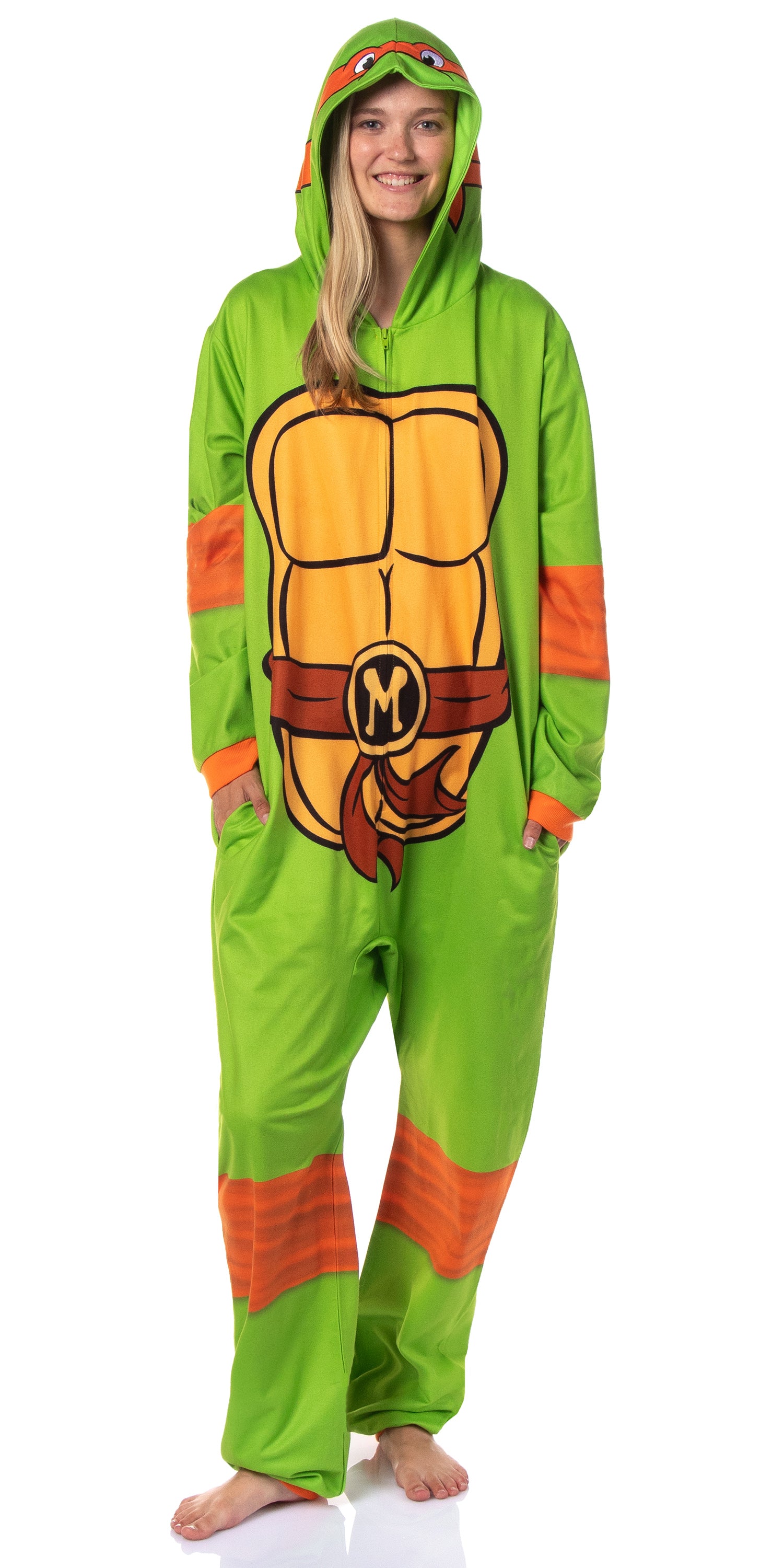 Teenage Mutant Ninja Turtles Mens' Union Suit Costume Sleep Pajama
