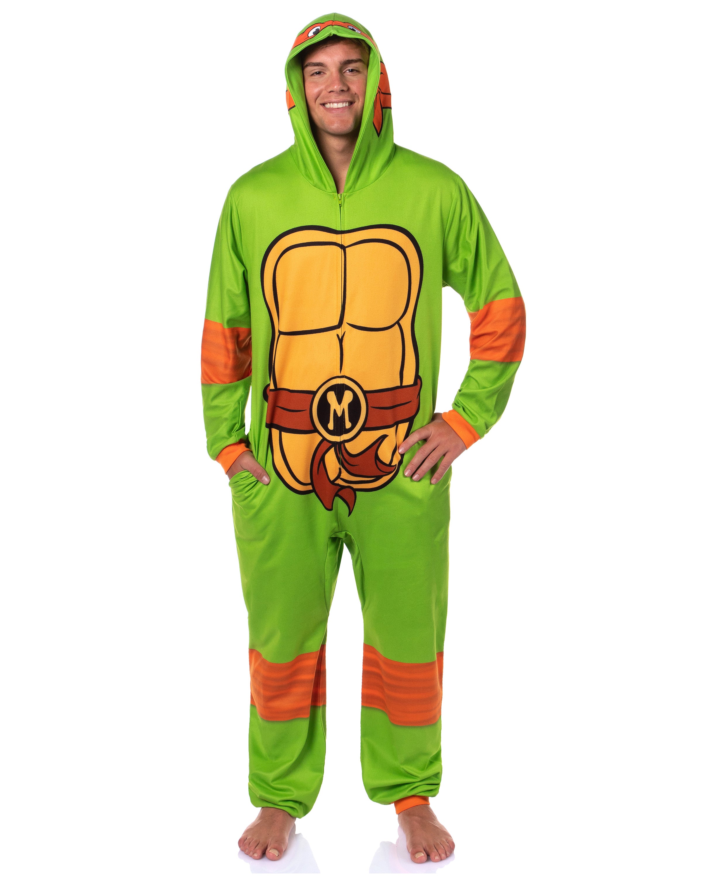 Teenage Mutant Ninja Turtles Mens' Union Suit Costume Sleep Pajama