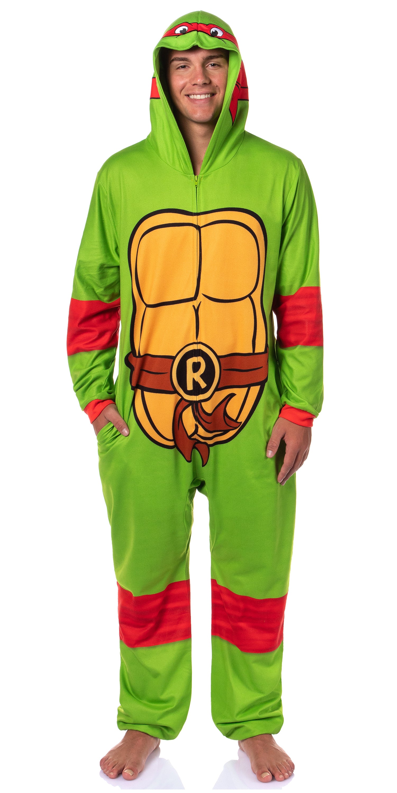 Teenage Mutant Ninja Turtles Mens' Union Suit Costume Sleep Pajama