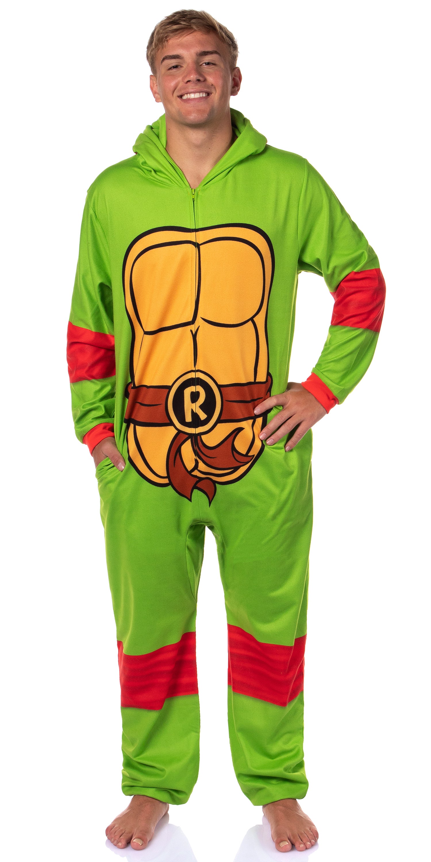 Teenage Mutant Ninja Turtles Mens' Union Suit Costume Sleep Pajama