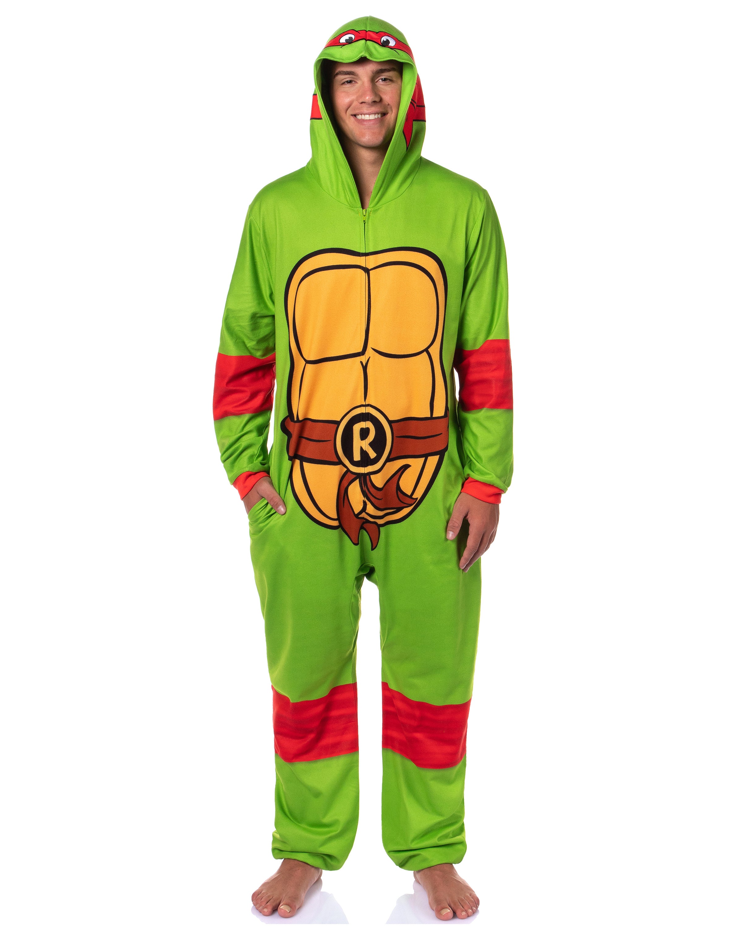 Teenage Mutant Ninja Turtles Mens' Union Suit Costume Sleep Pajama
