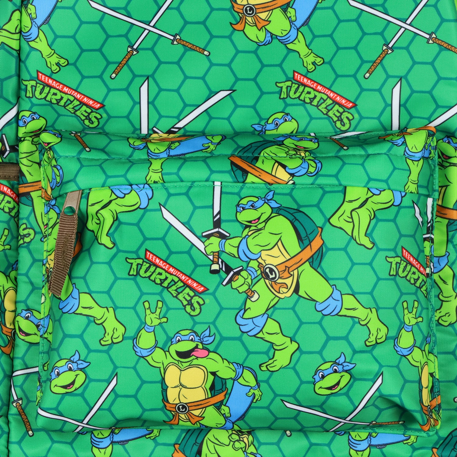 TMNT Backpack Nickelodeon Teenage Mutant Ninja Turtles Mayhem Character Bookbag