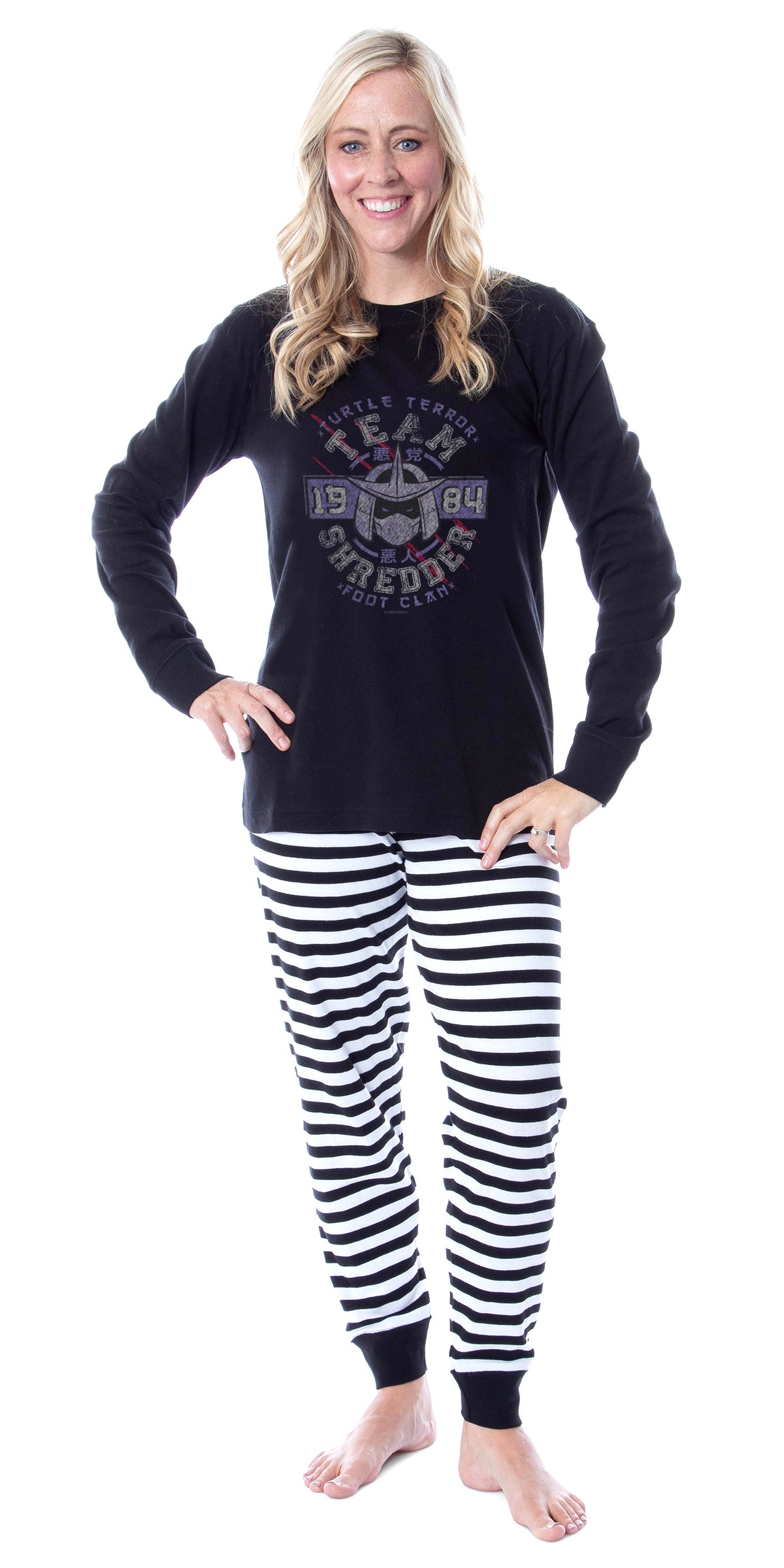 Teenage Mutant Ninja Turtles TMNT Team Shredder Adult Unisex Pajama Set