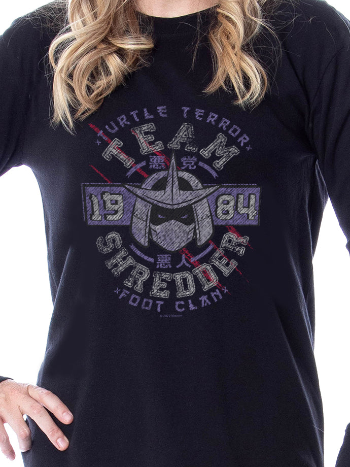 Teenage Mutant Ninja Turtles TMNT Team Shredder Adult Unisex Pajama Set