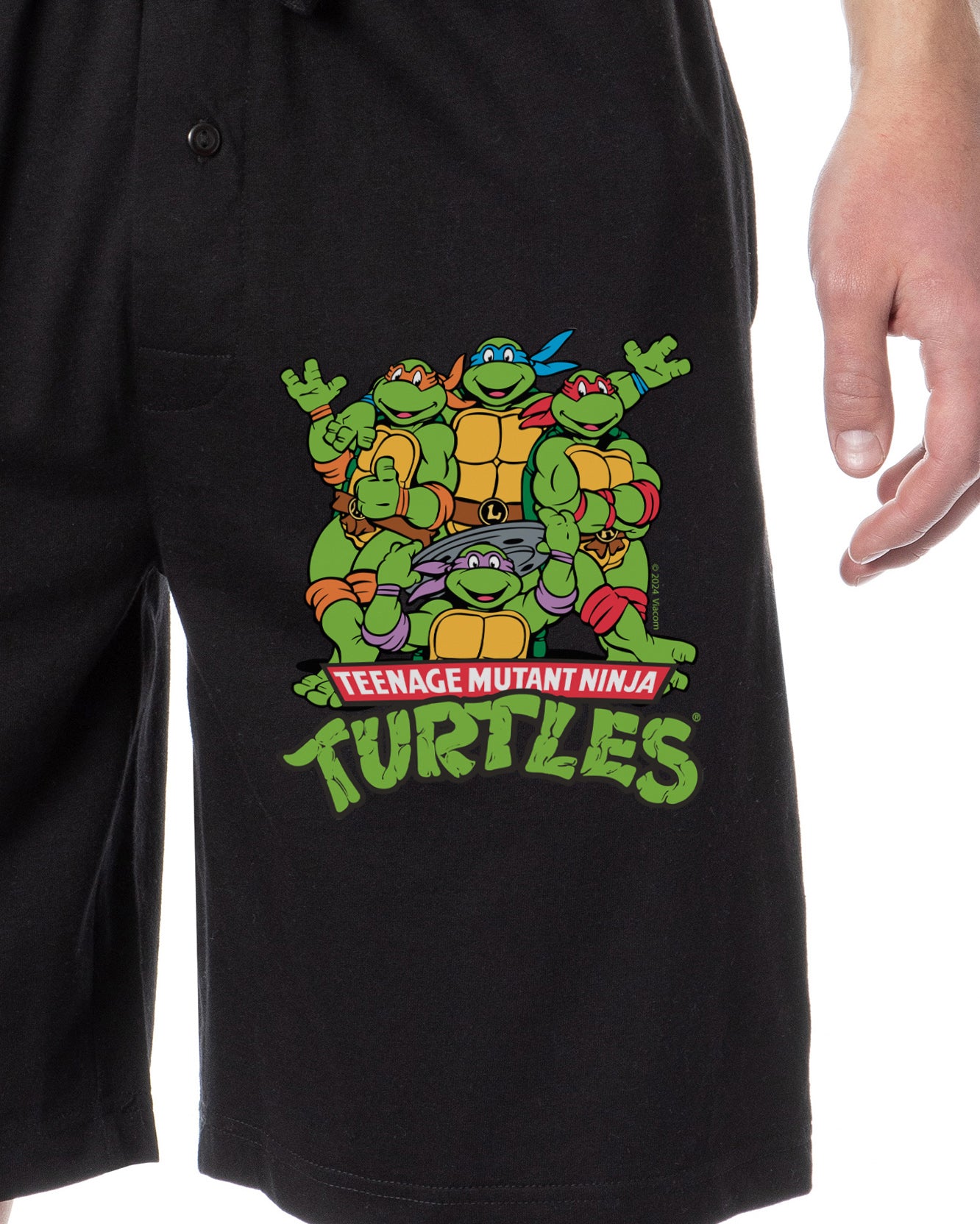 Nickelodeon TMNT Teenage Mutant Ninja Turtles Mens' Sleep Lounge Pajama Shorts