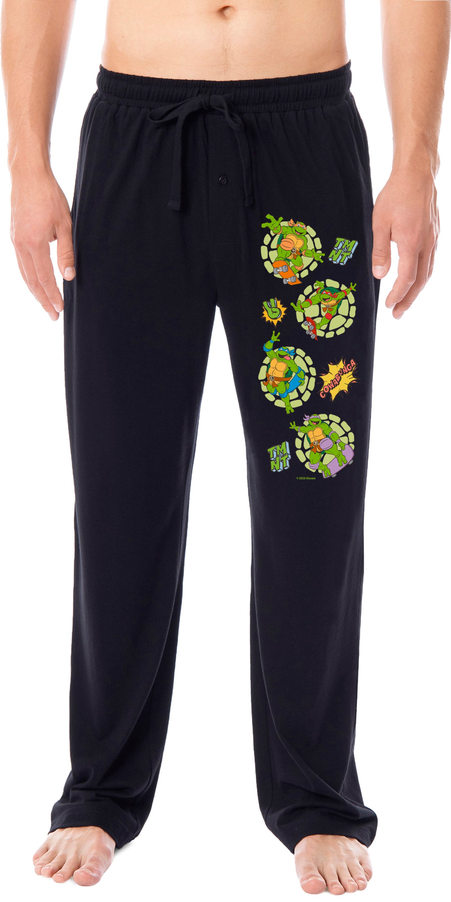 Teenage Mutant Ninja Turtles TMNT Men's Turtle Power Lounge Pajama Pants