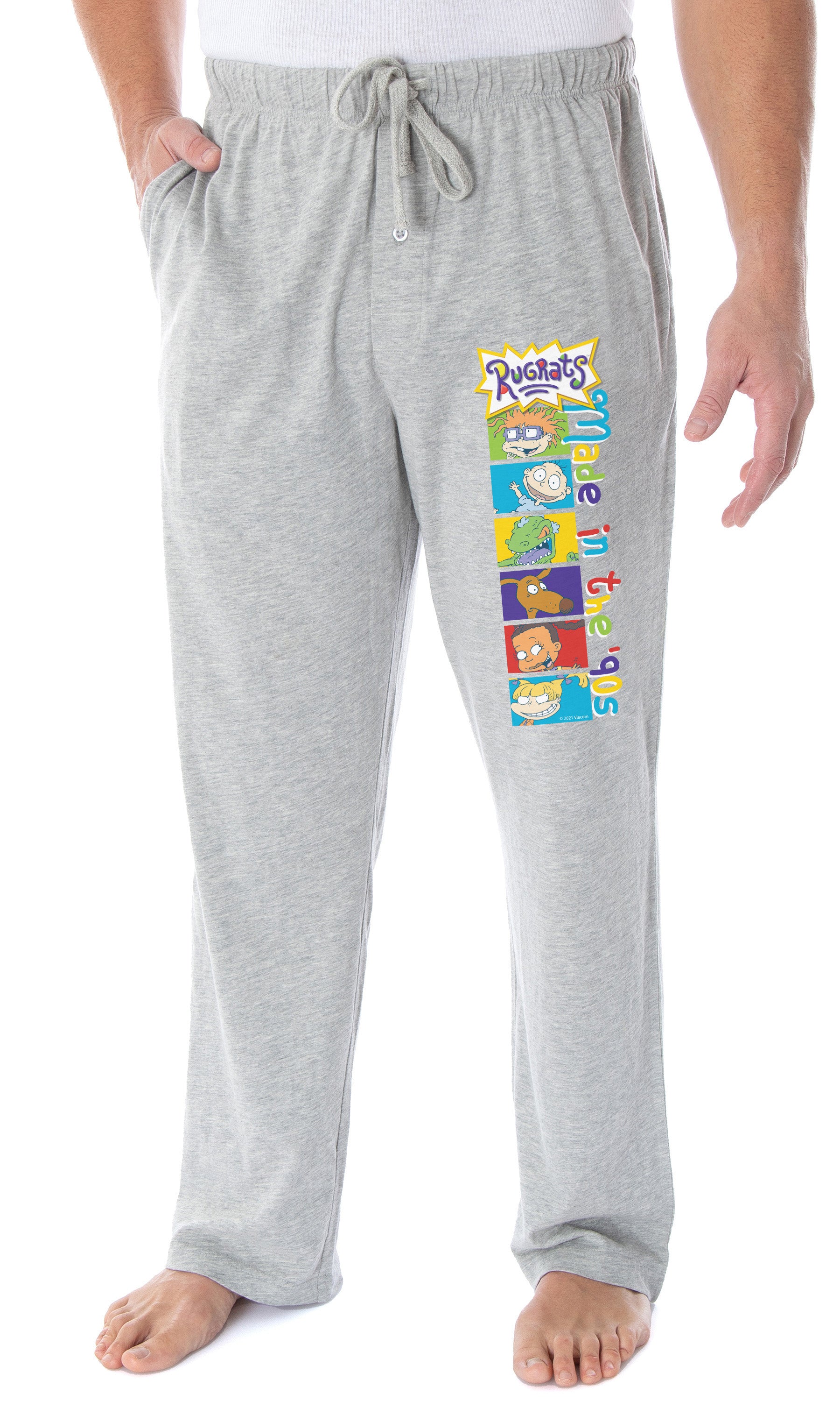 Nickelodeon Men's Rugrats Cartoon Characters Made In The '90s Pajama Pants