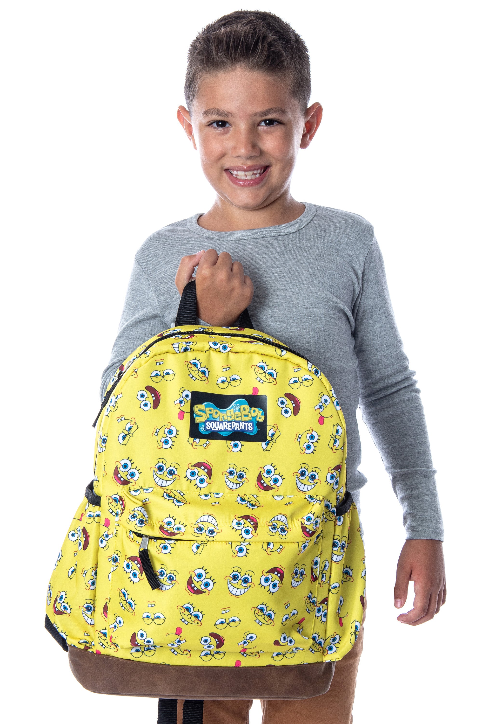 Nickelodeon SpongeBob SquarePants Face Expressions All Over Print Backpack