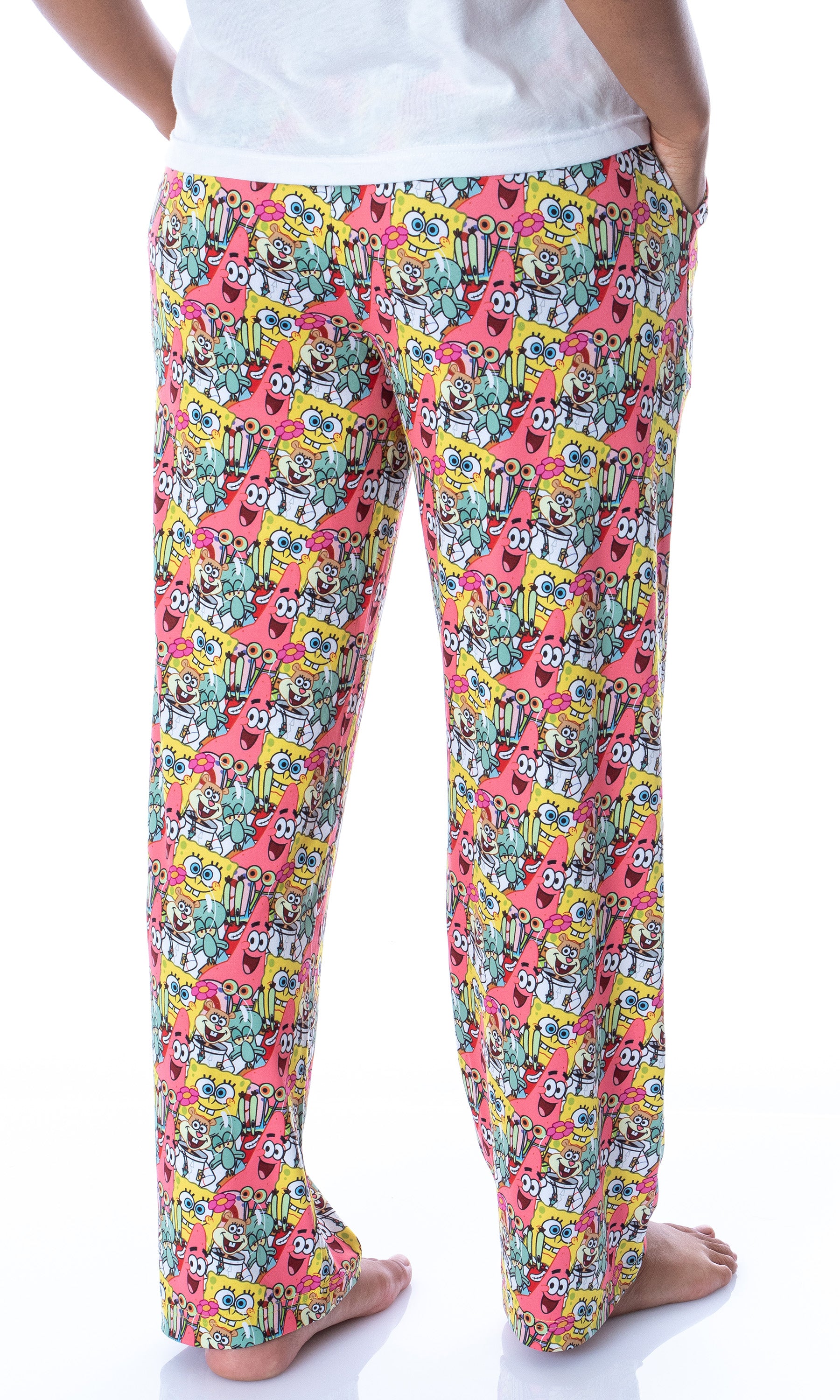 Nickelodeon Womens' SpongeBob SquarePants Patrick Character Pajama Pants