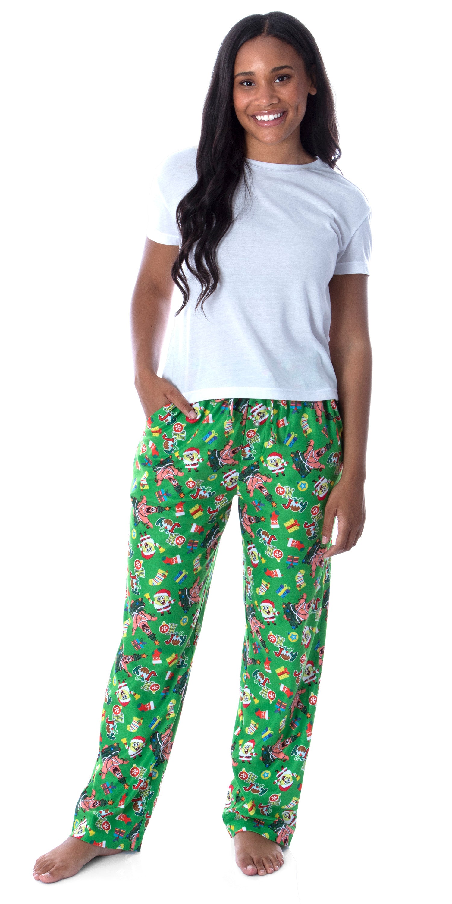 Nickelodeon Mens' SpongeBob SquarePants Oh Joy Loungewear Pajama Pants