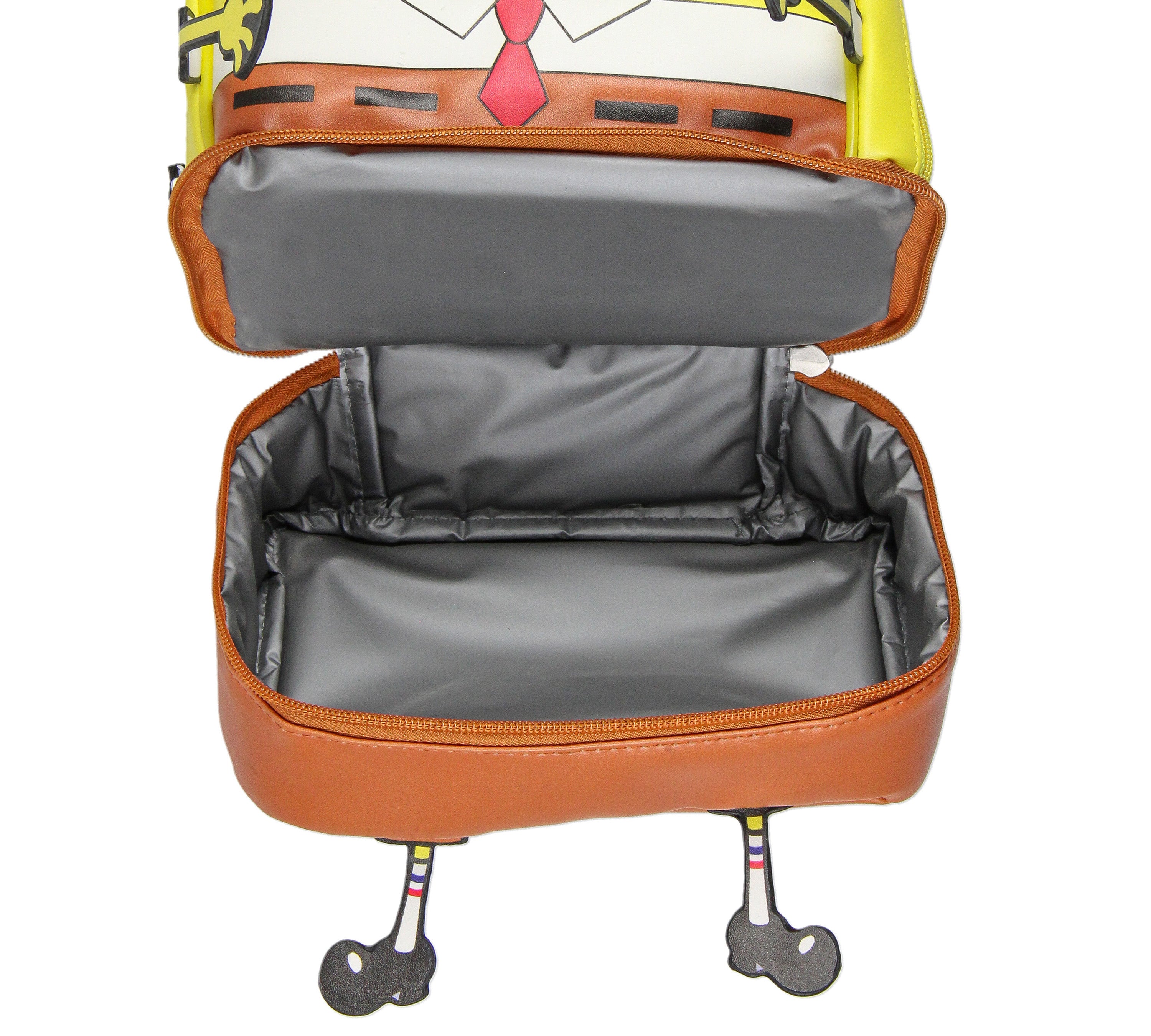 Nickelodeon SpongeBob SquarePants Character Face Dual Compartment Lunch Box Bag