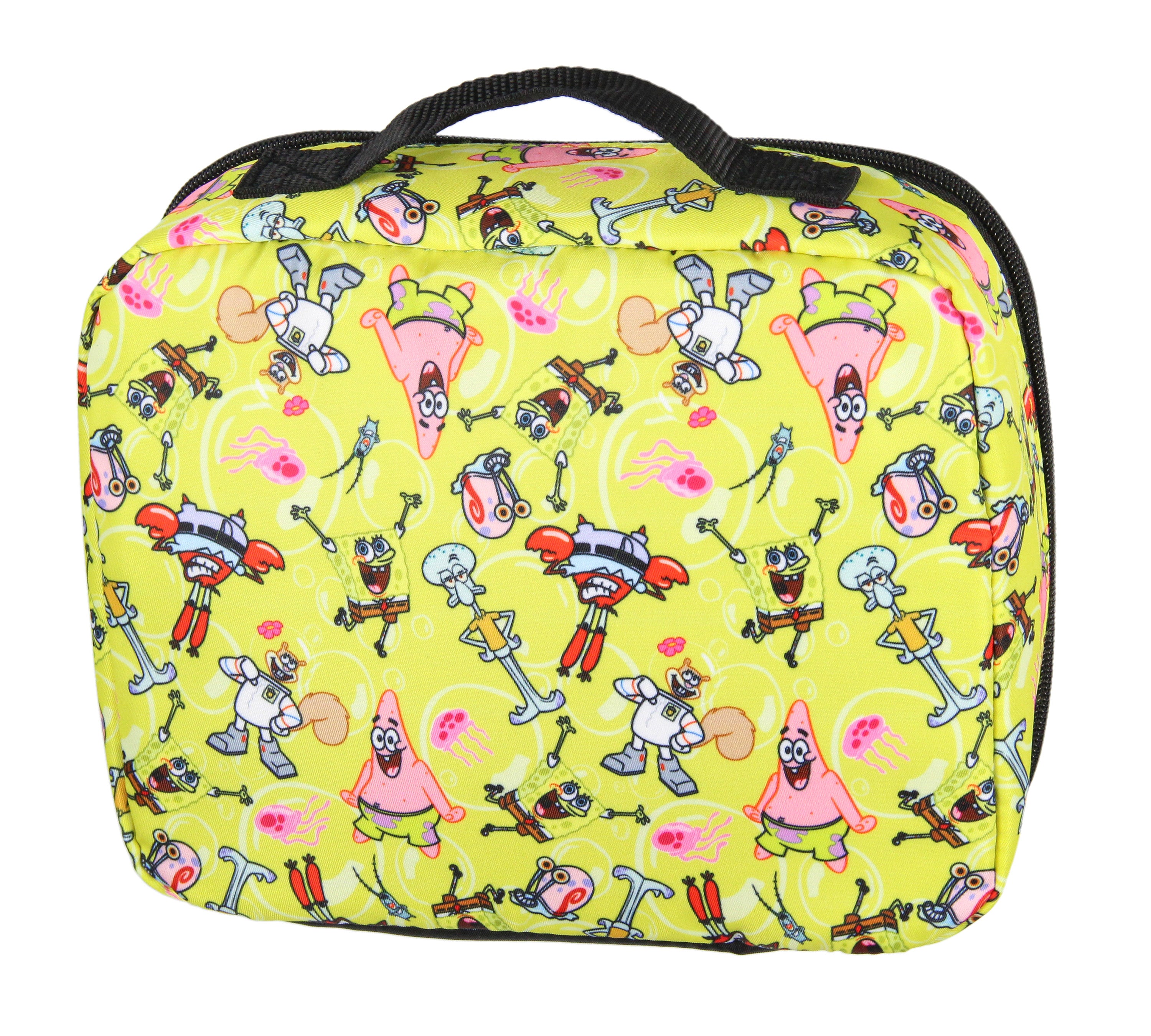 Nickelodeon SpongeBob SquarePants Characters 2 Pc Lunch Box Backpack Bag Set 16"