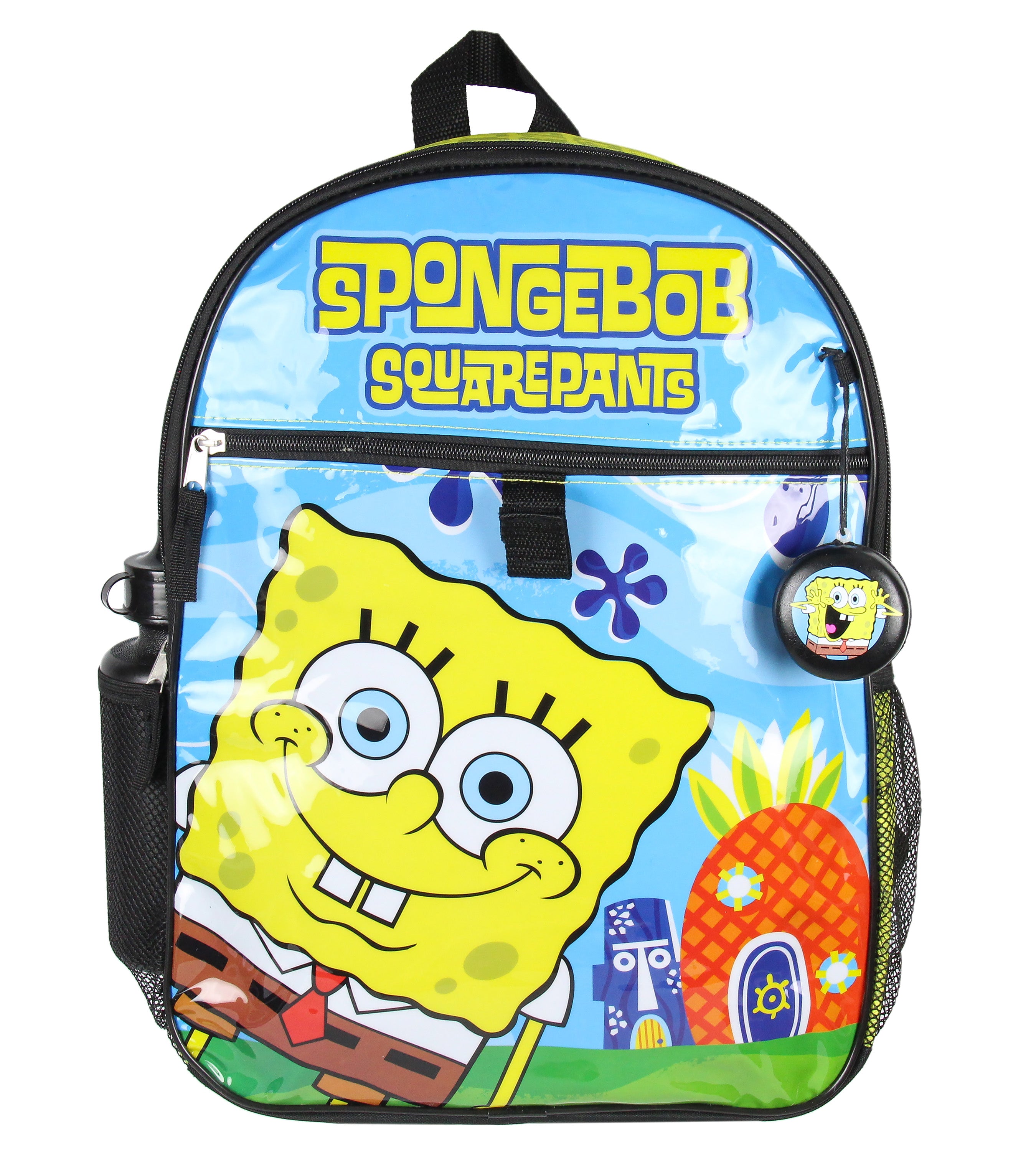 SpongeBob SquarePants 5 PC Backpack Lunch box Icepack Water Bottle 16"