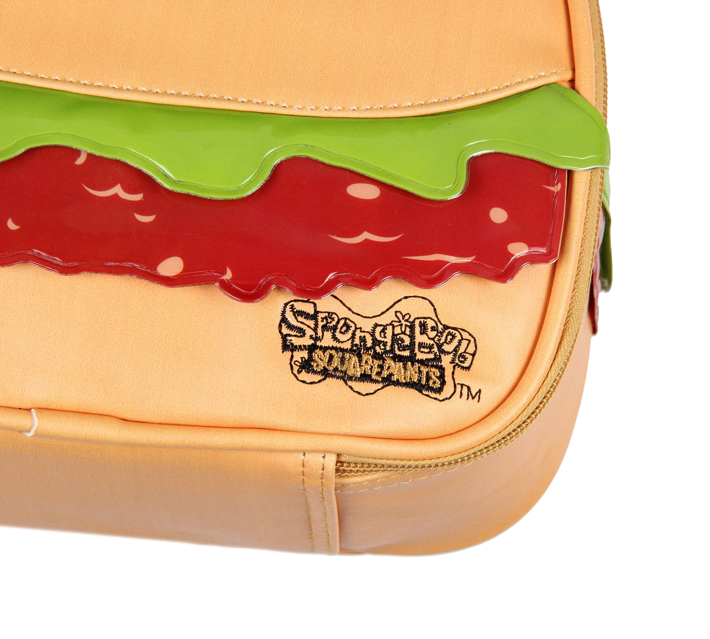 Nickelodeon SpongeBob SquarePants Krabby Patty Single Compartment Lunch Box Bag