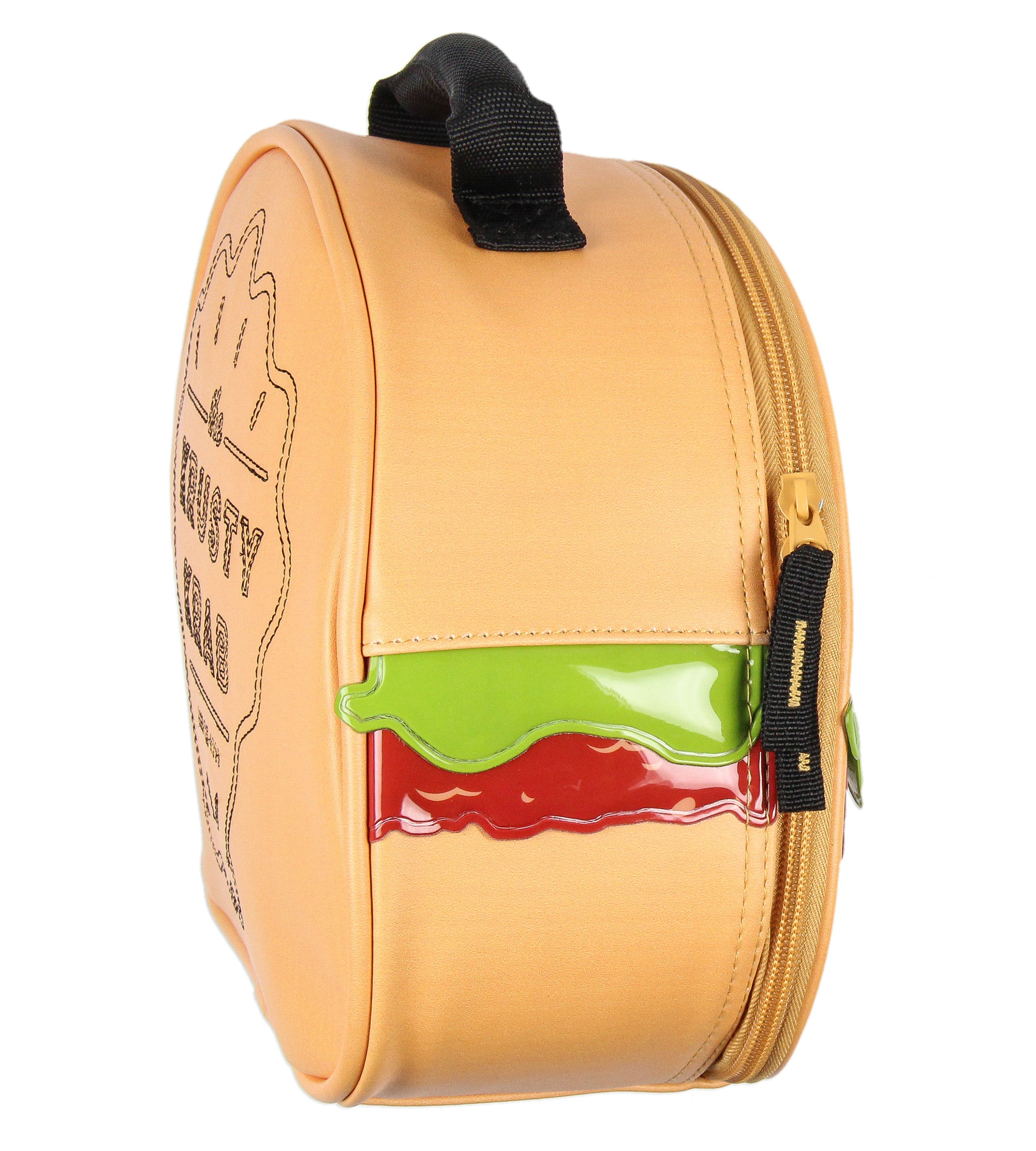 Nickelodeon SpongeBob SquarePants Krabby Patty Single Compartment Lunch Box Bag