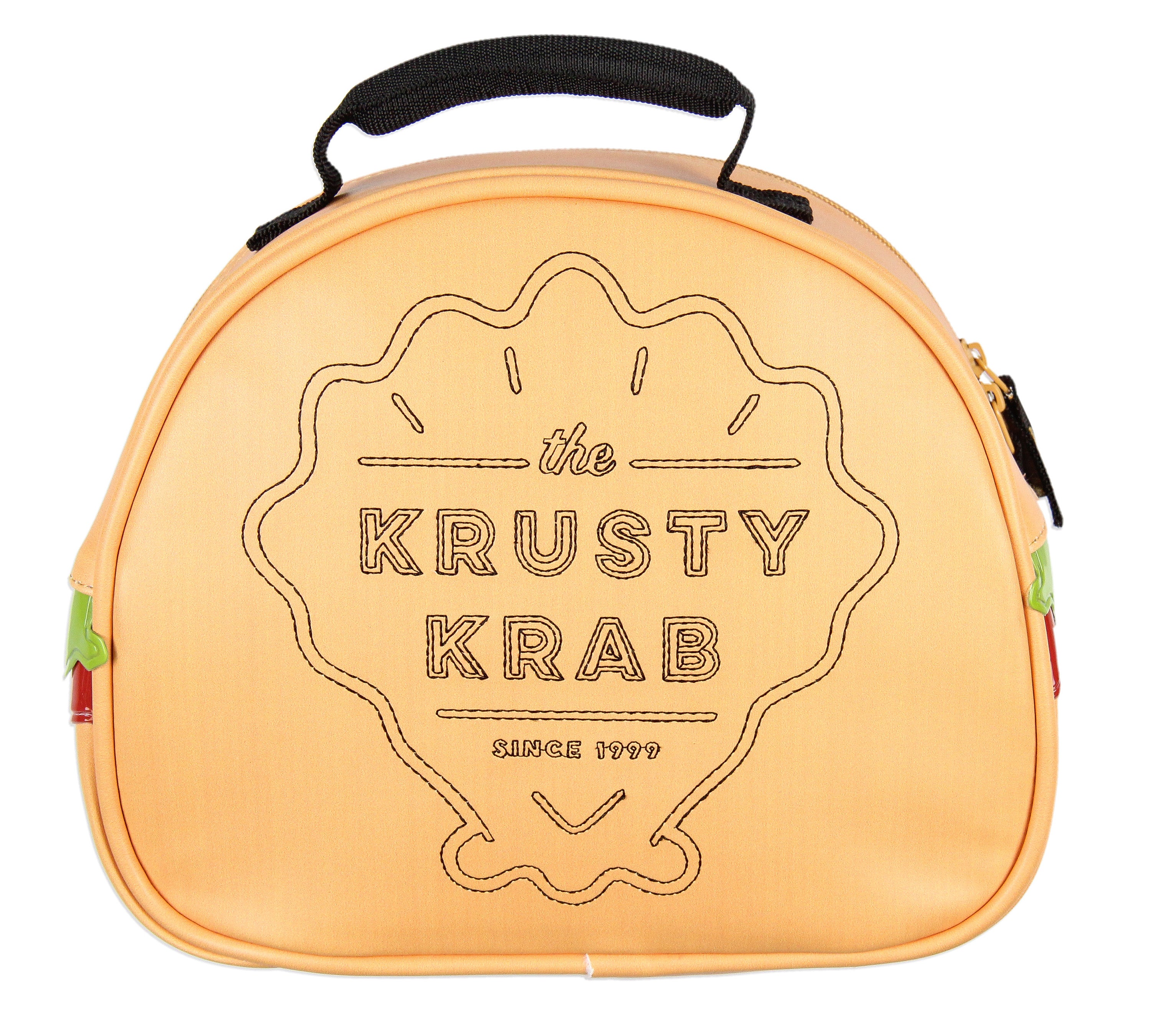 Nickelodeon SpongeBob SquarePants Krabby Patty Single Compartment Lunch Box Bag