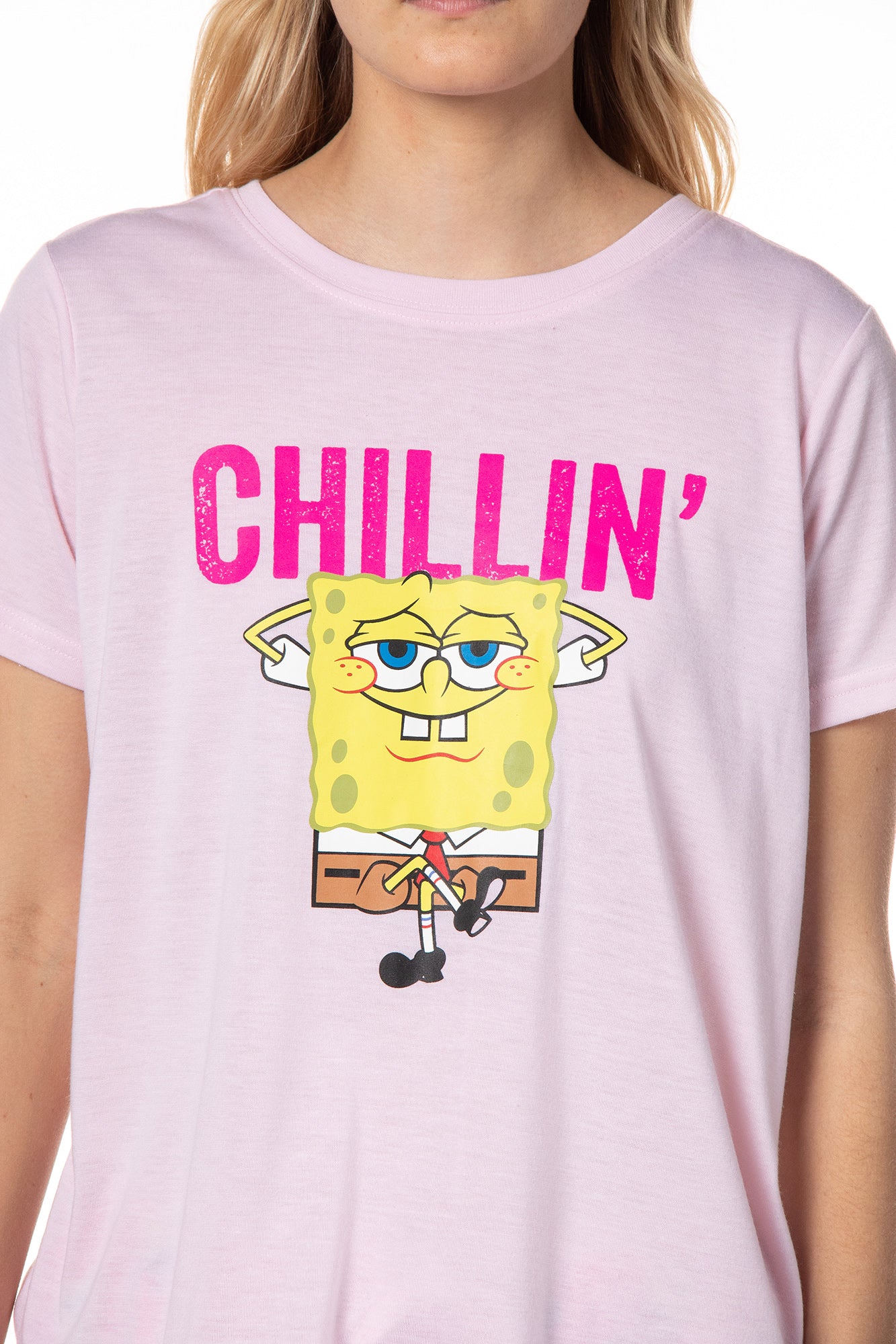 Nickelodeon SpongeBob SquarePants Women's Chillin' 2-Piece Pajama Short Set