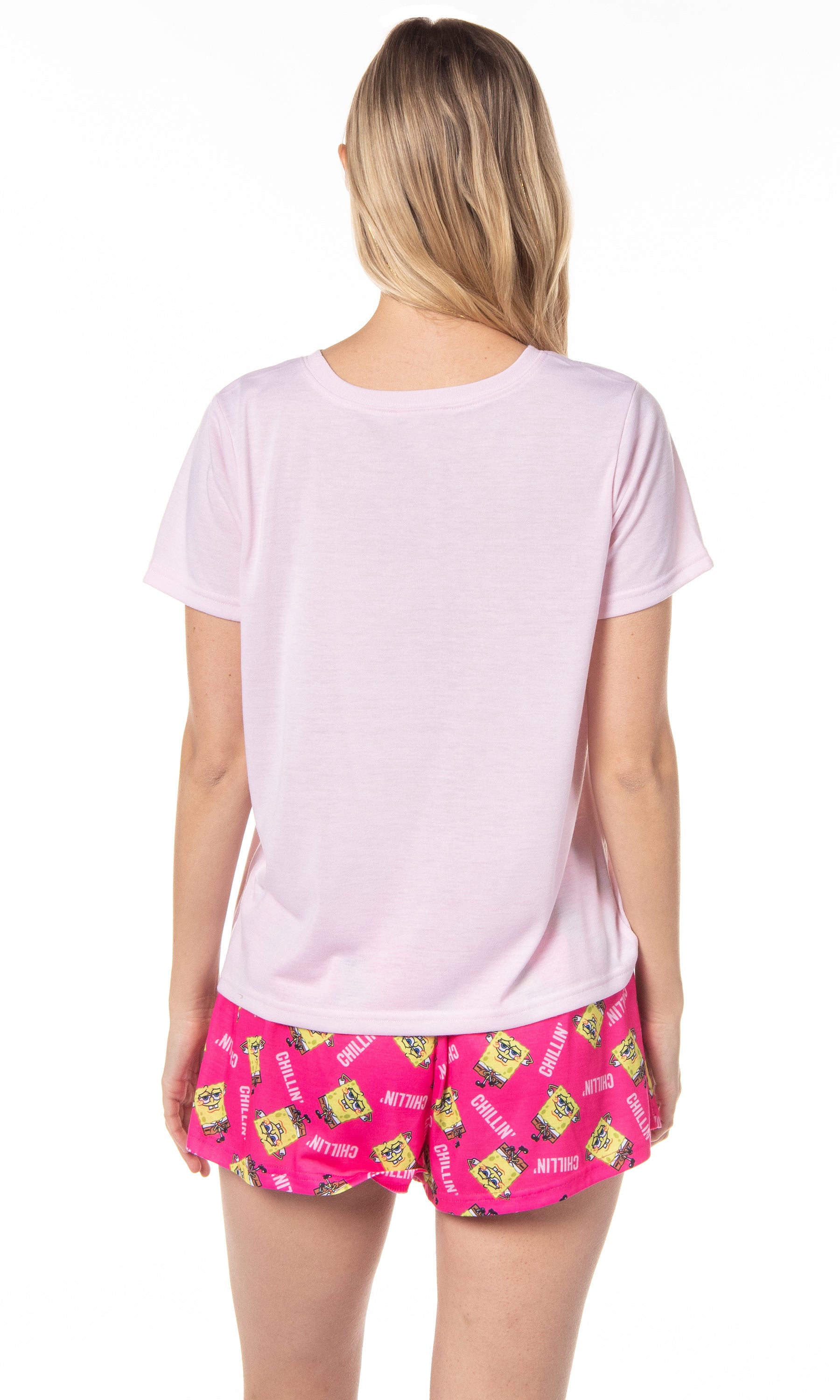 Nickelodeon SpongeBob SquarePants Women's Chillin' 2-Piece Pajama Short Set