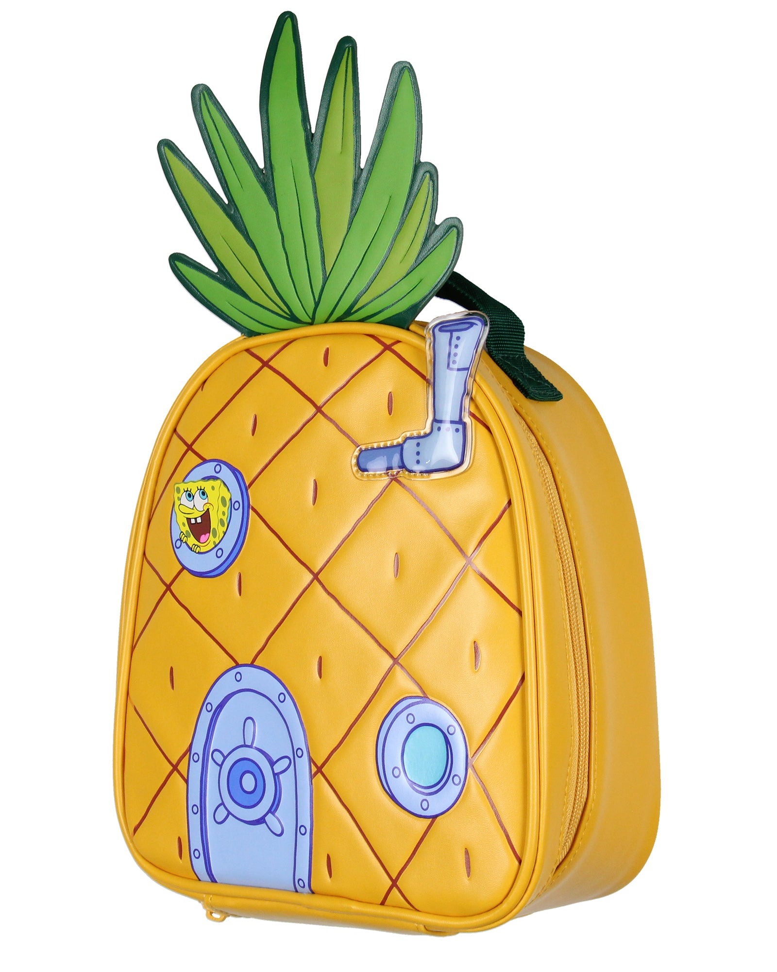 SpongeBob SquarePants Pineapple Under Sea Shaped Insulated Lunch Box Bag Tote