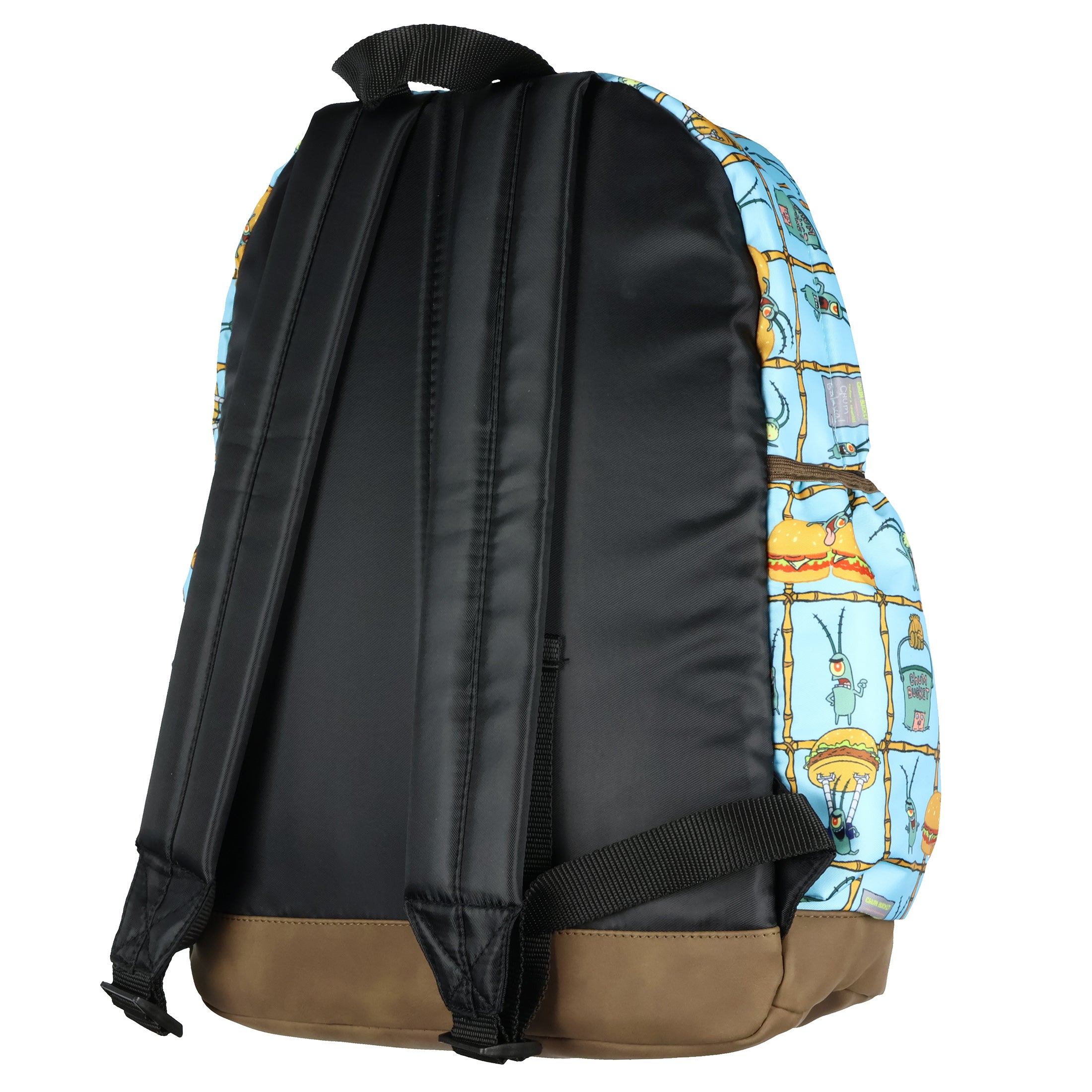 SpongeBob SquarePants Backpack Plankton Chum Bucket Patties Laptop School Bag