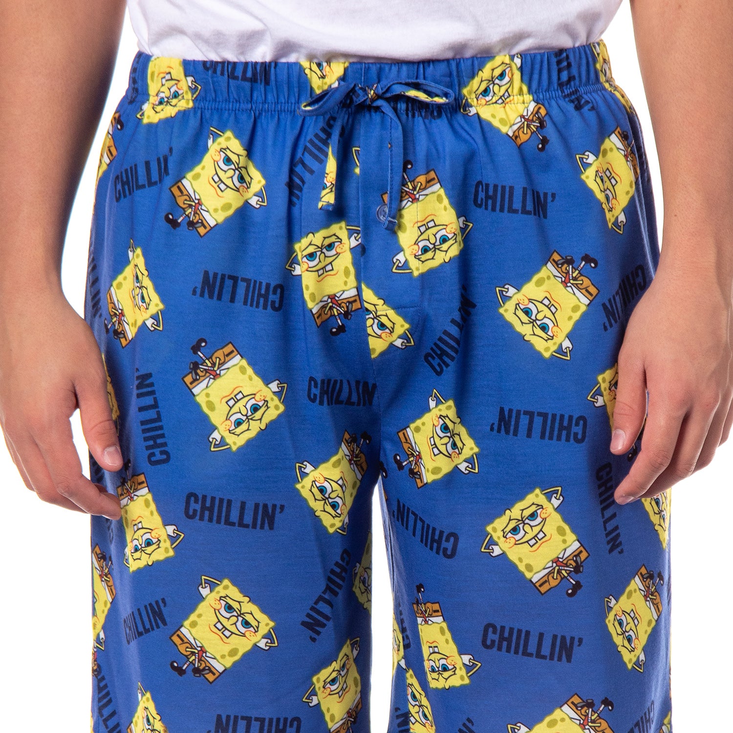 SpongeBob SquarePants Pajamas Men's Chillin Lounge PJ Sleep Shorts