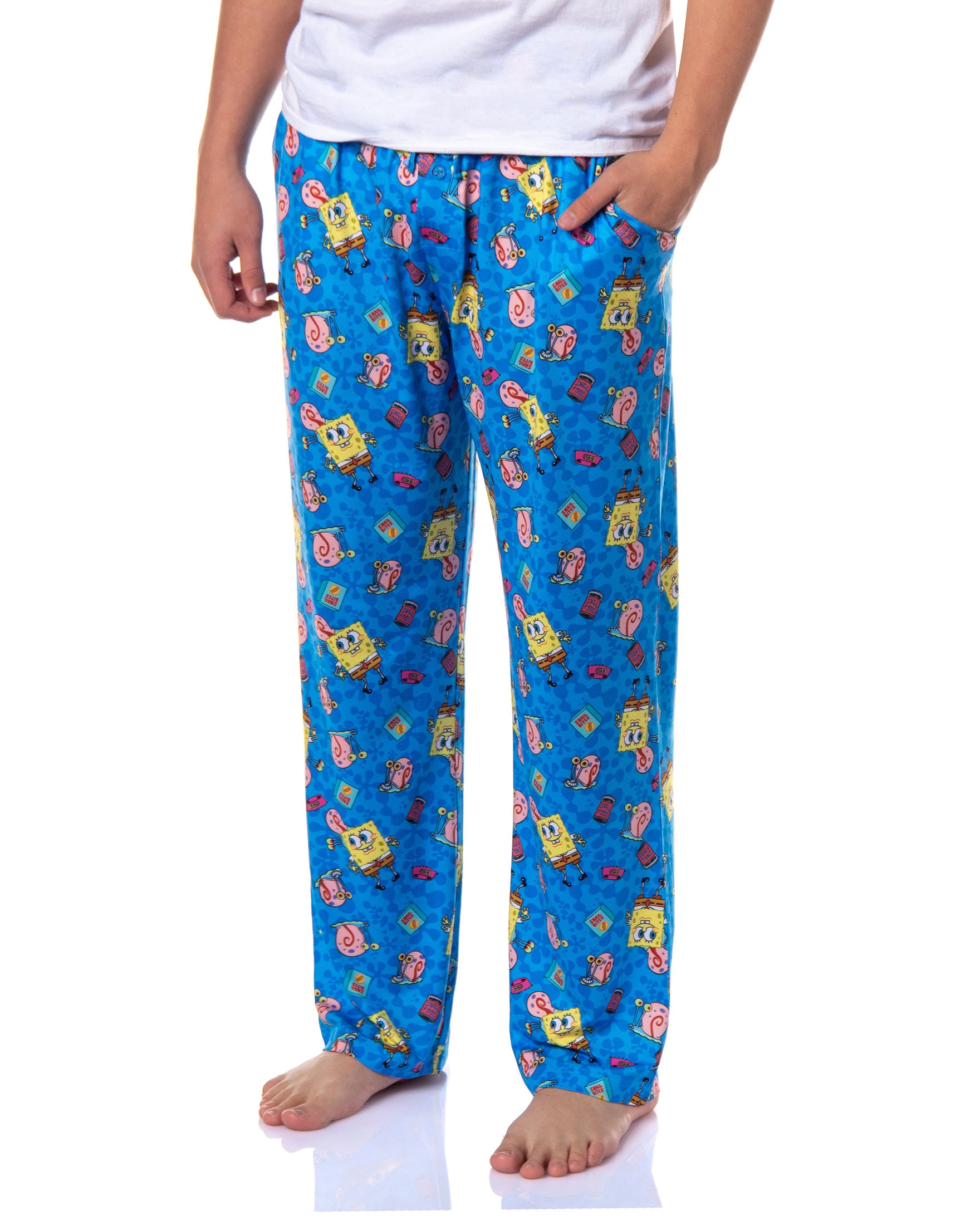 SpongeBob SquarePants Men's Gary The Snail Sleep Pajama Pants