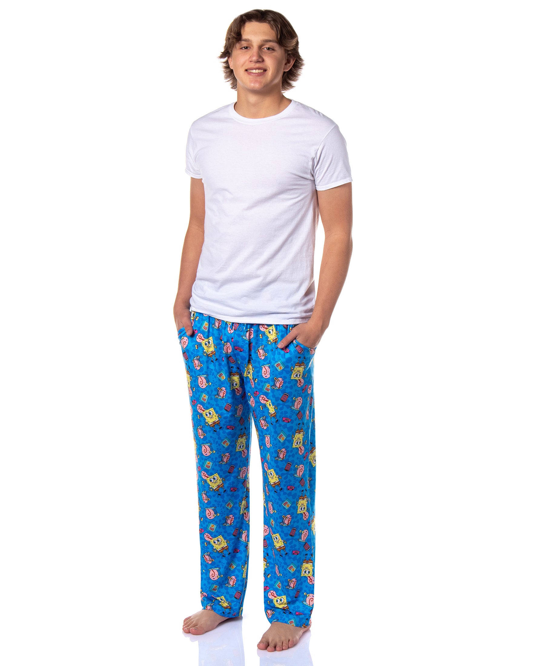 SpongeBob SquarePants Men's Gary The Snail Sleep Pajama Pants