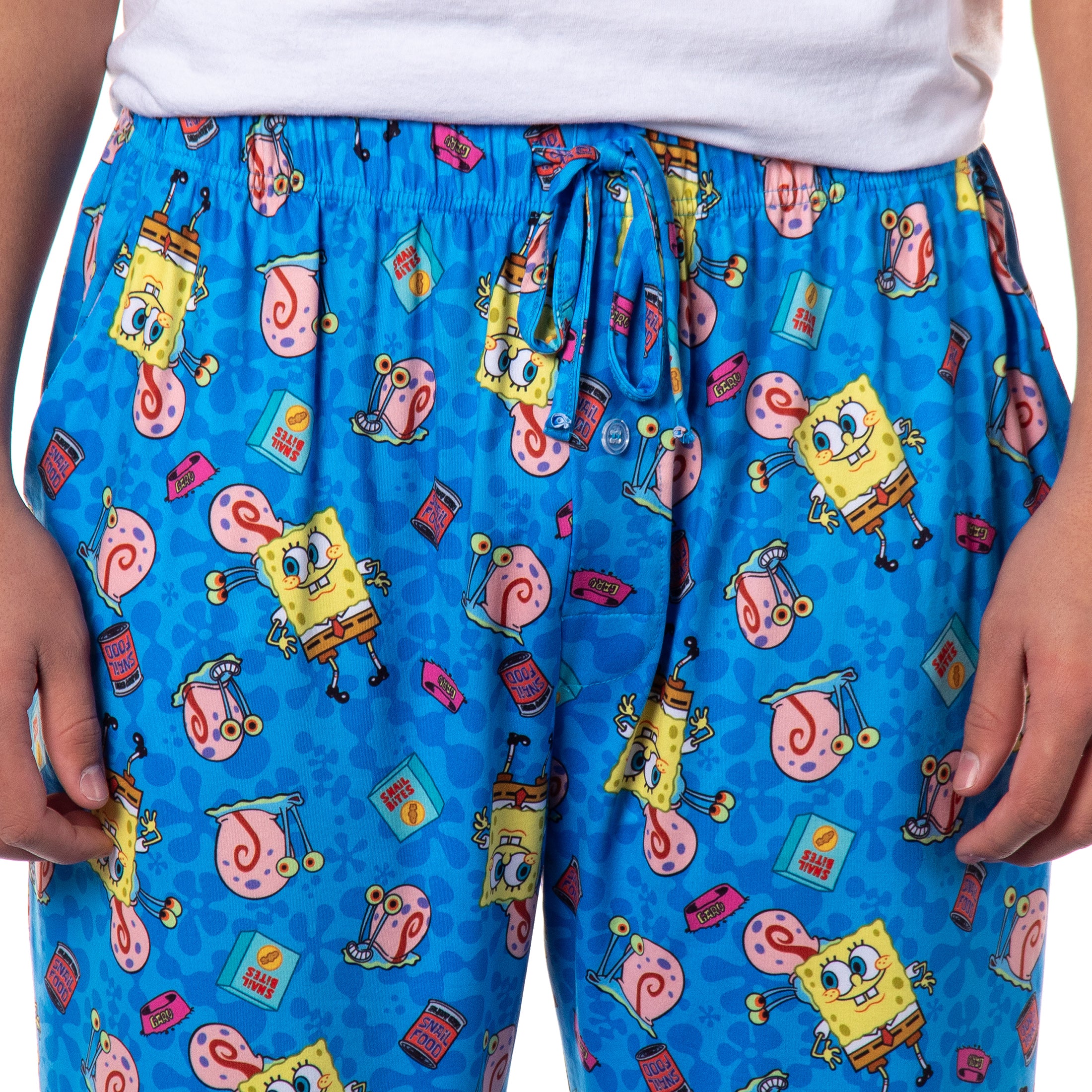 SpongeBob SquarePants Men's Gary The Snail Sleep Pajama Pants