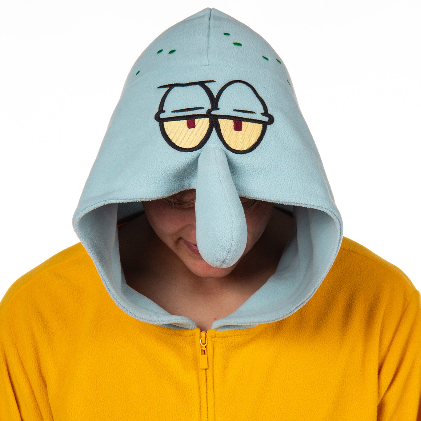 SpongeBob SquarePants Mens' Squidward Costume Union Suit Pajama Outfit