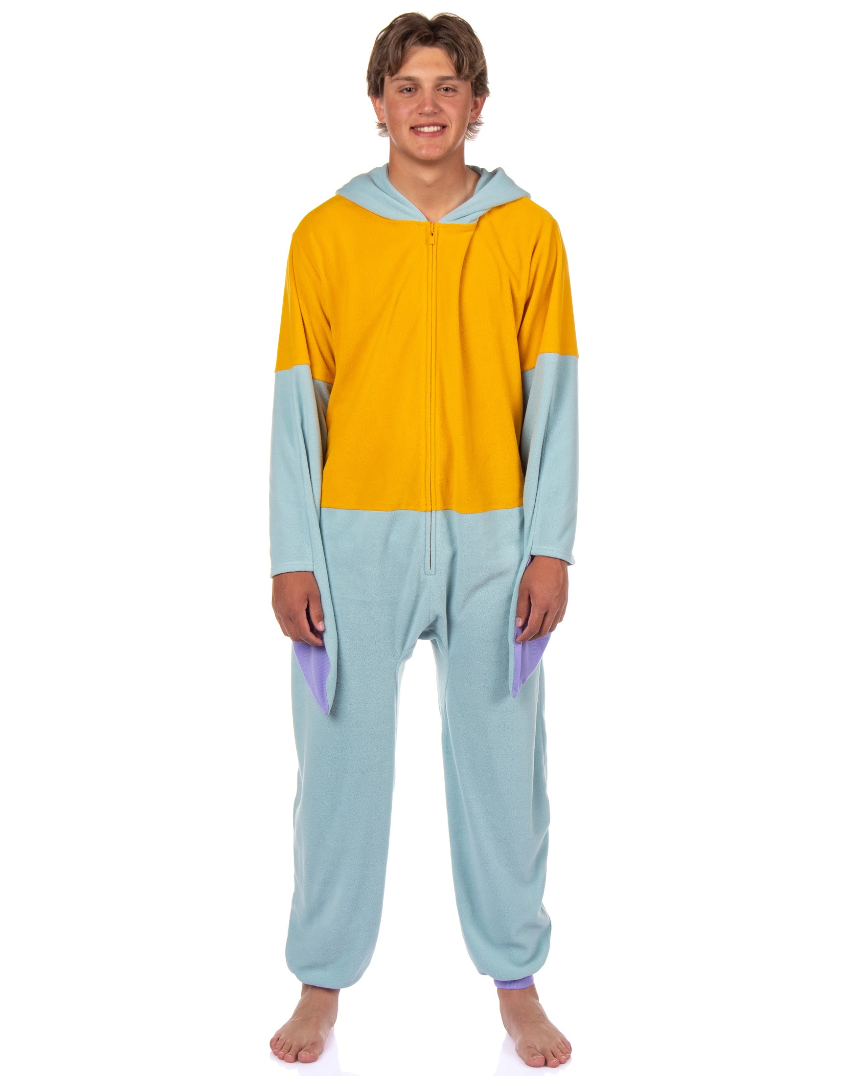 SpongeBob SquarePants Mens' Squidward Costume Union Suit Pajama Outfit