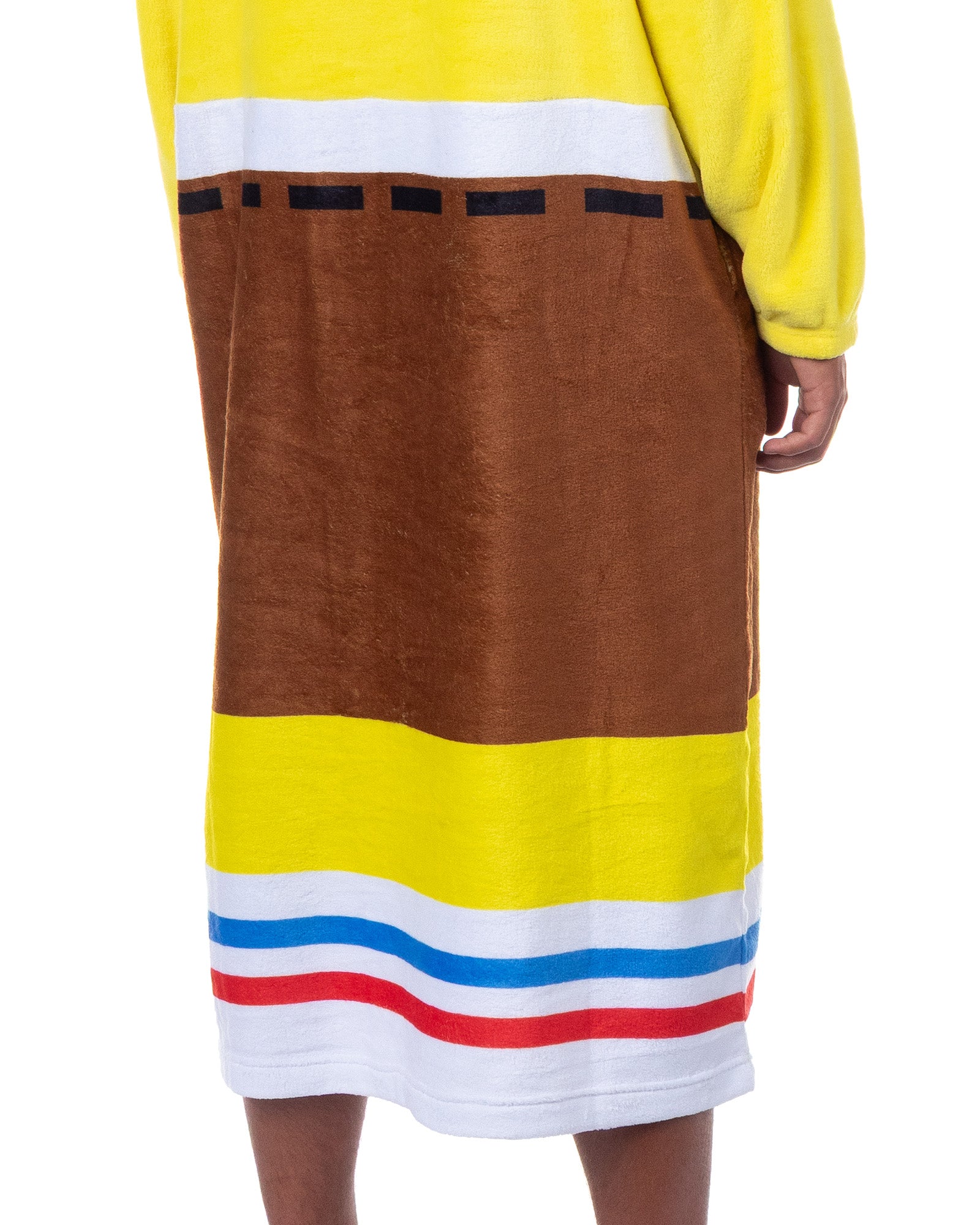 SpongeBob SquarePants Costume Adult Fleece Oversized Blanket Hoodie Pajama