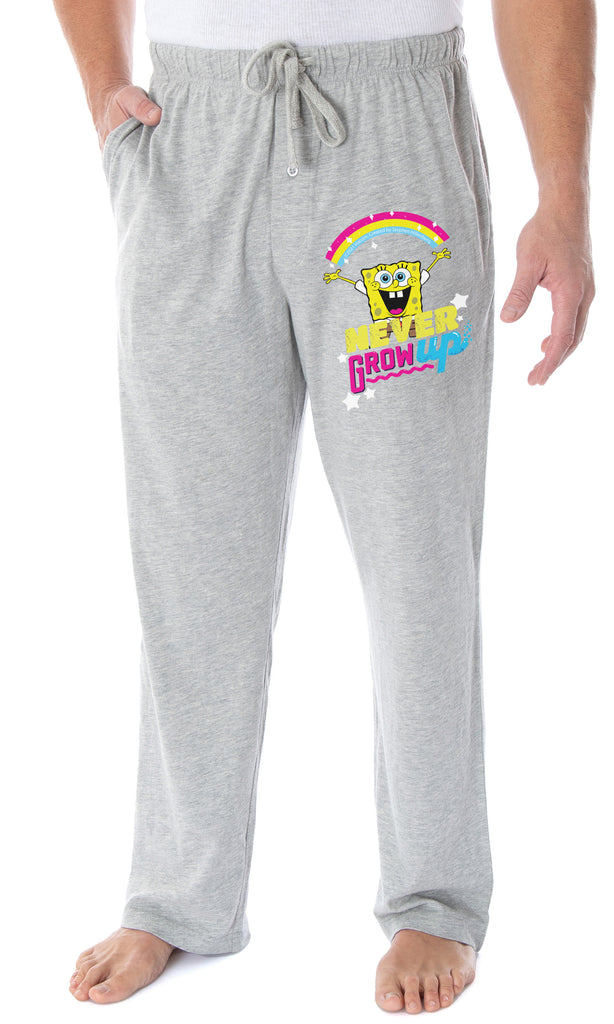 Nickelodeon Men s SpongeBob SquarePants Never Grow Up Loungewear